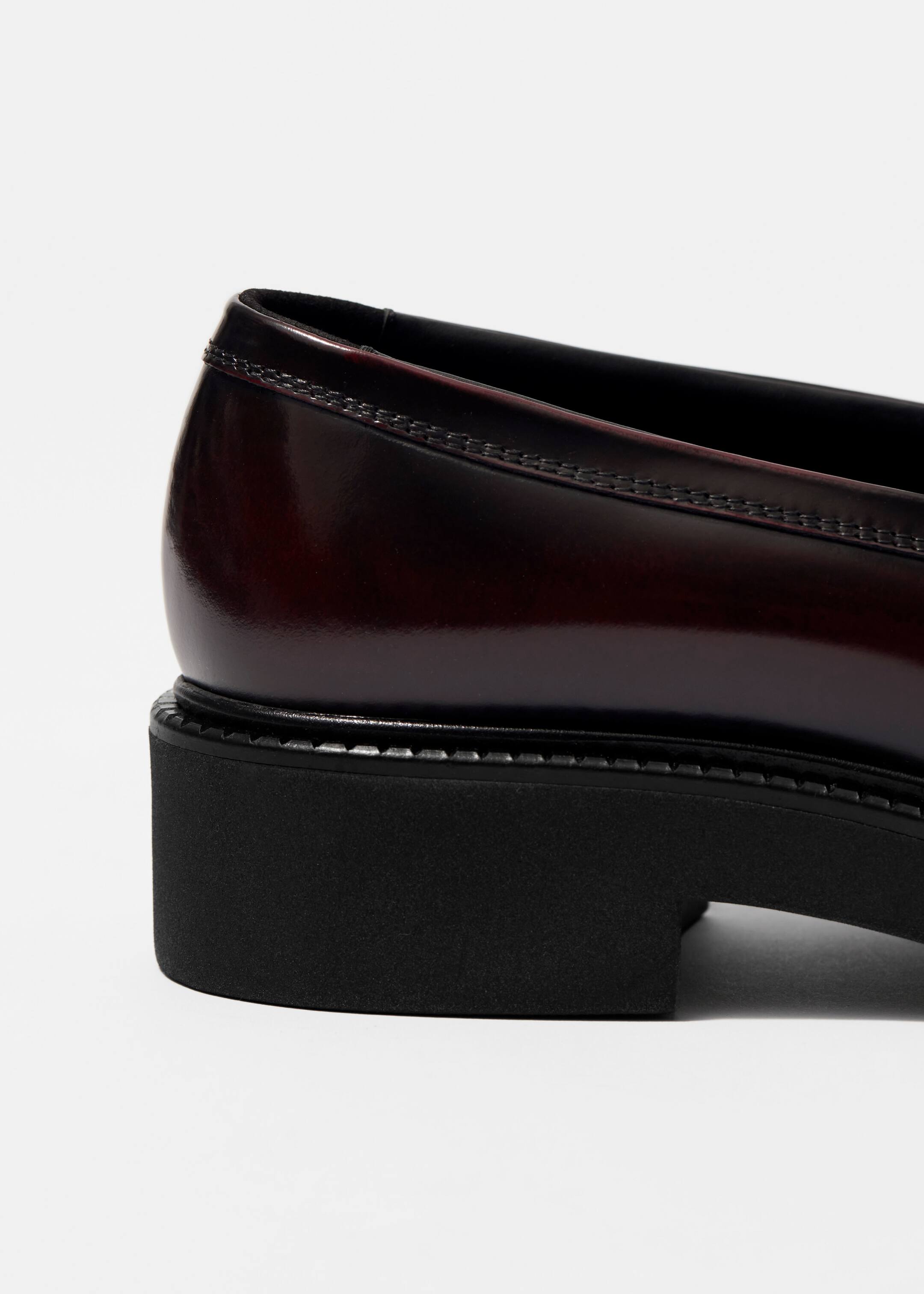 Agrandir l'image: Mocassins en cuir épais - Rouge - FEMME | H&M CH 4