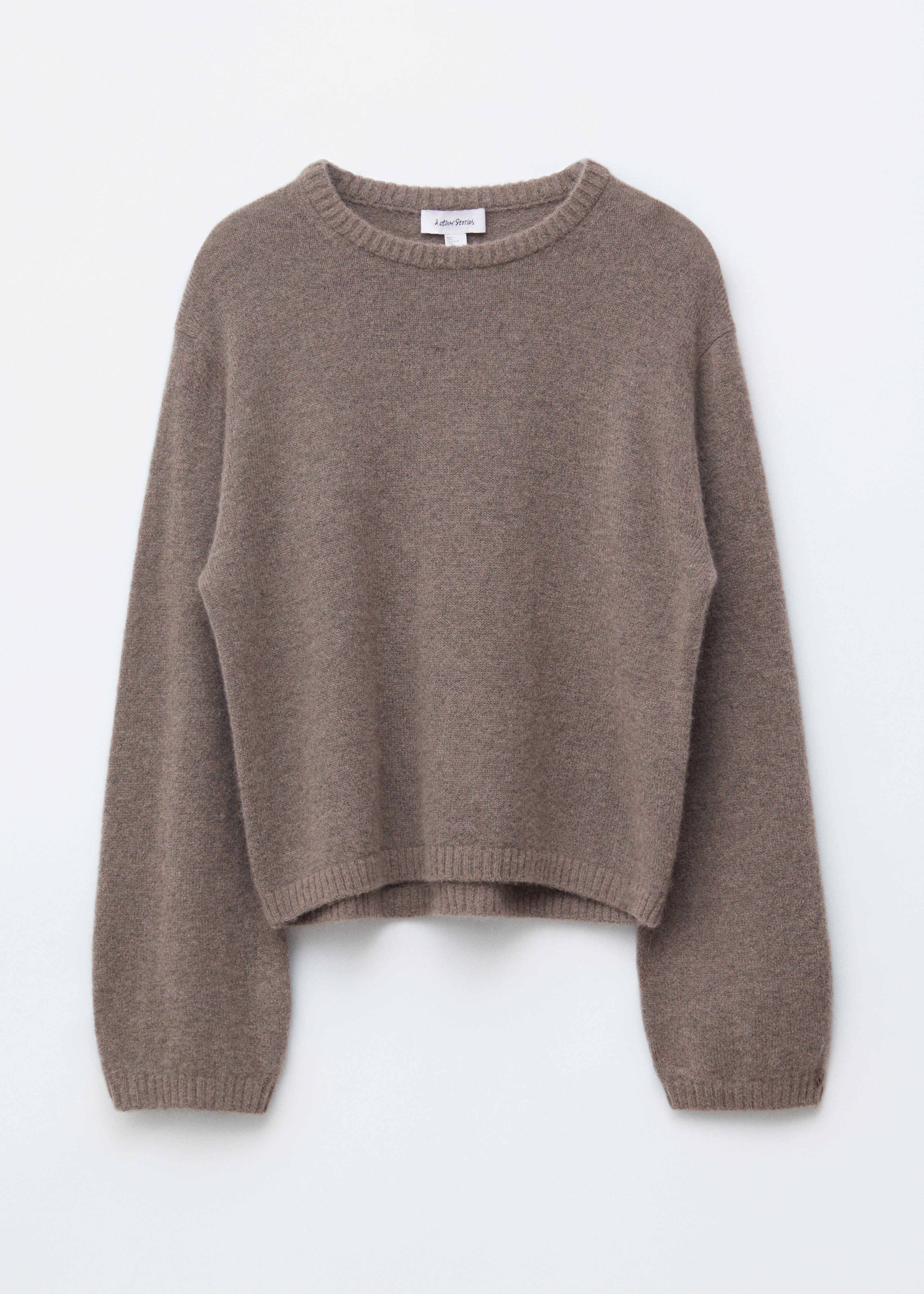 Strickpullover aus Alpakamix - Graubraun/Dunkelblau/Dunkelrot/Rosa gestreift/Gelb/Rot