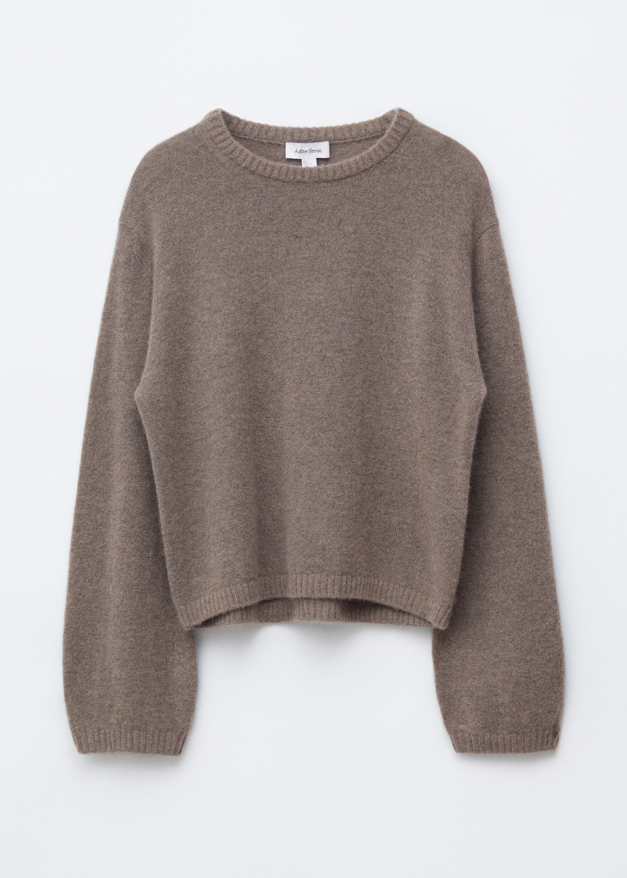 Knitted Alpaca-Blend Sweater