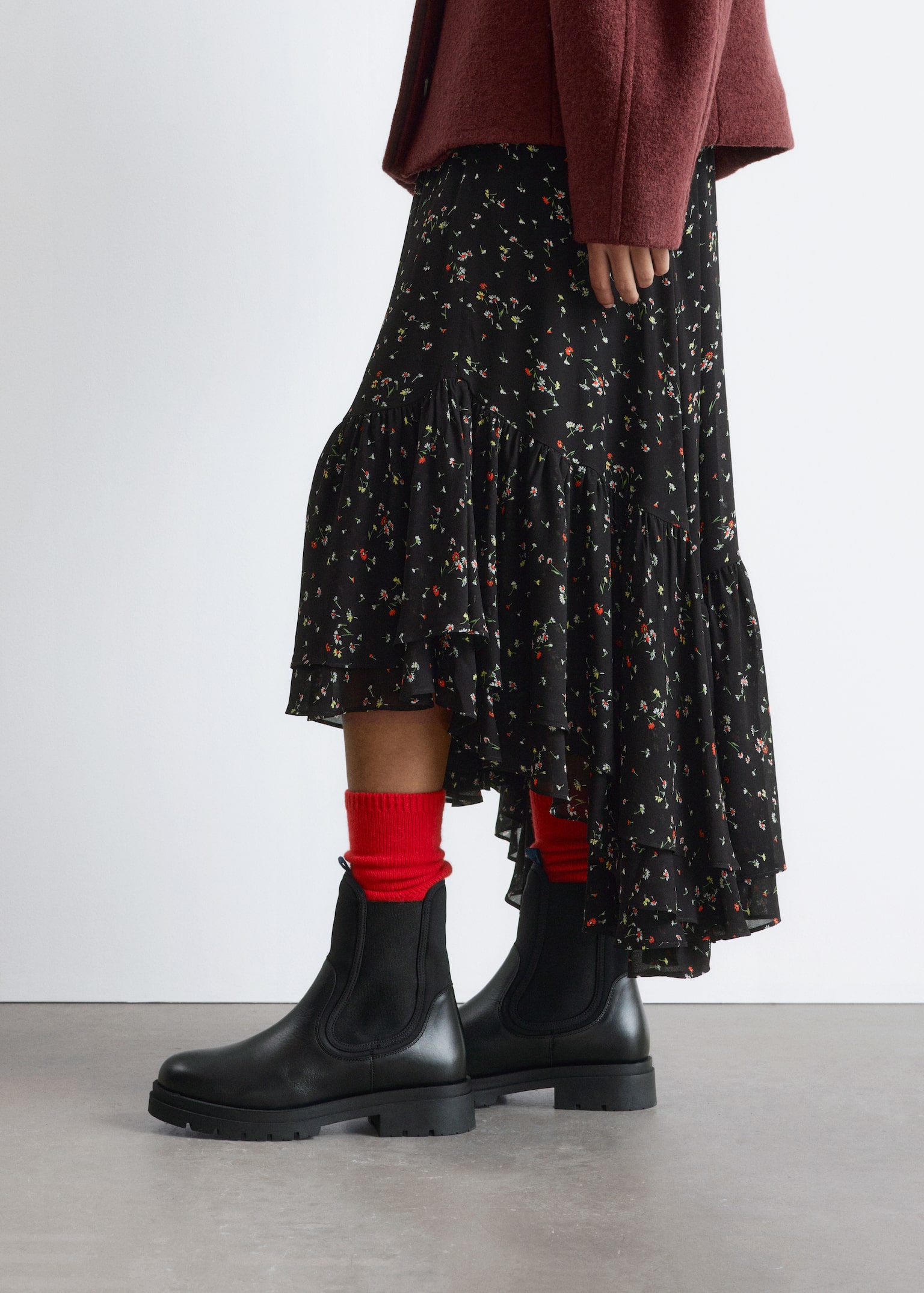 Leather Chelsea Boots - Black