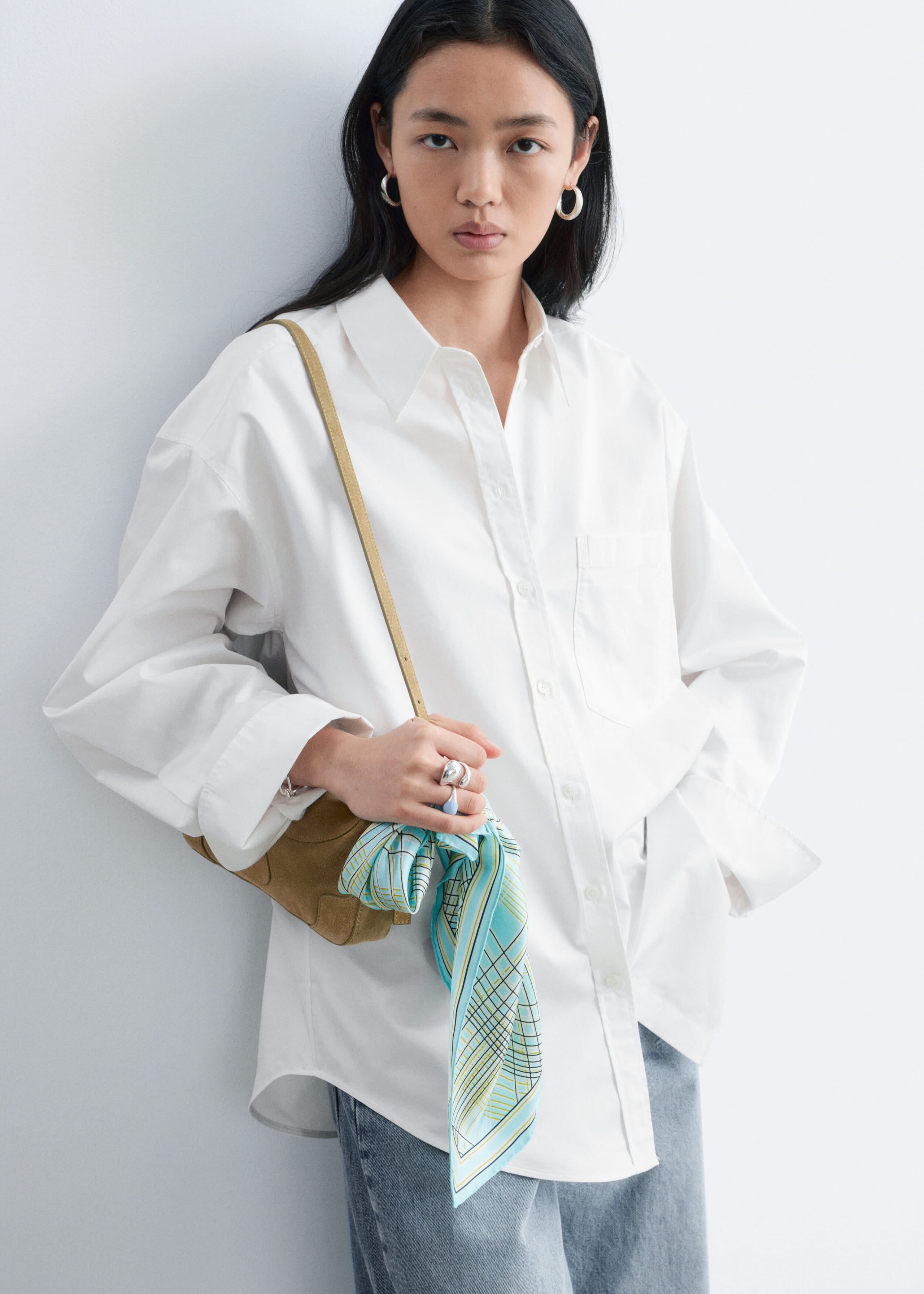 Image of Printed Silk Scarf