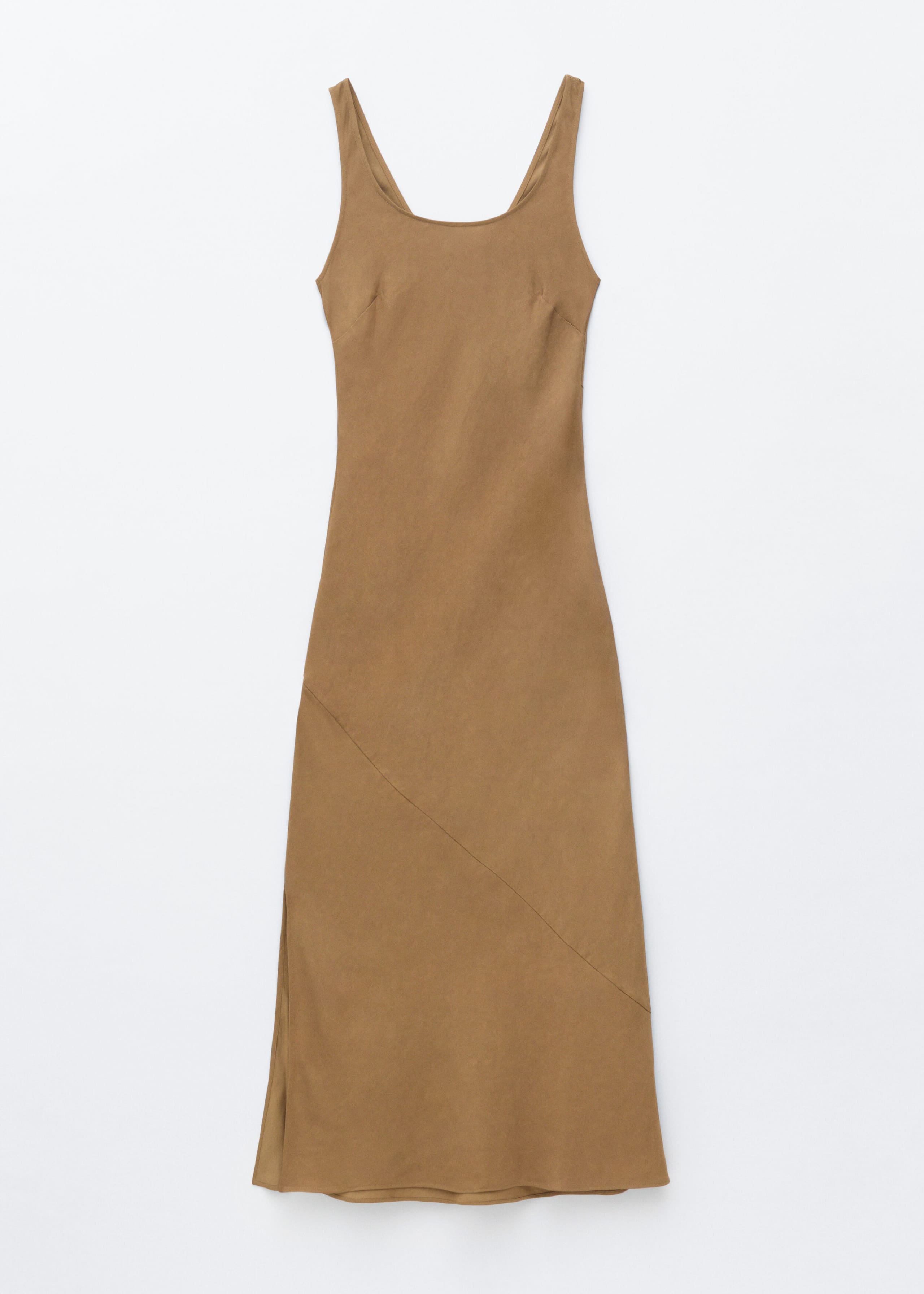 Image of Bias-Cut Midi Dress