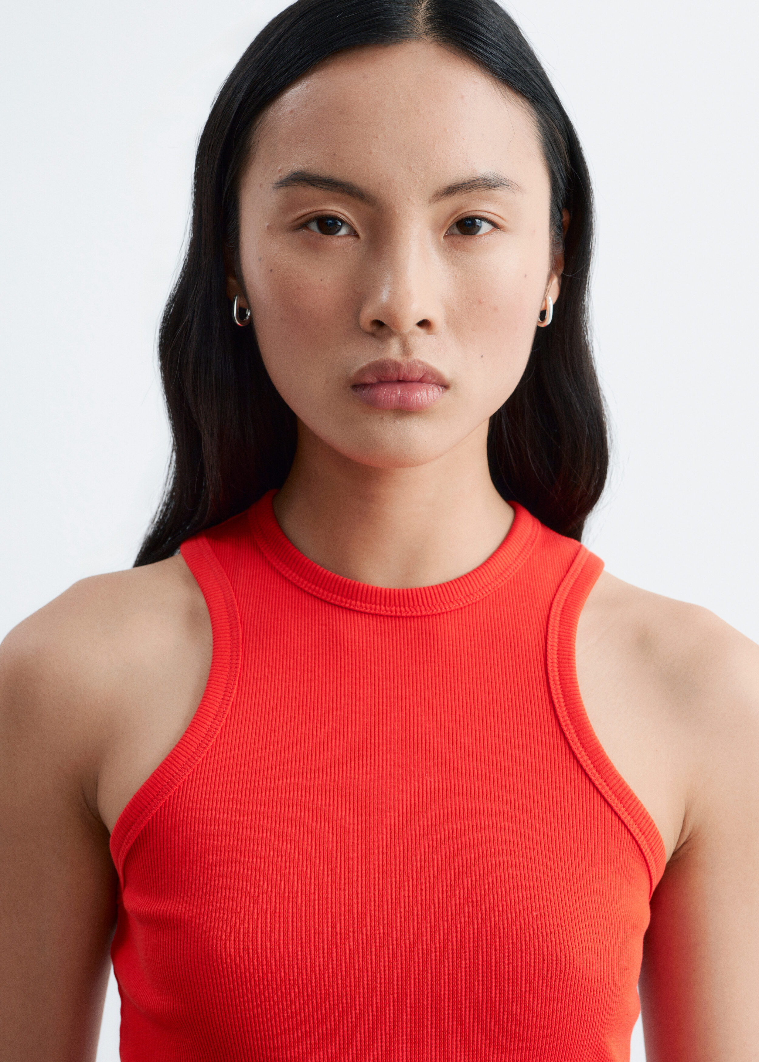 Ribbed Tank Top - Bright Red - & Other Stories US