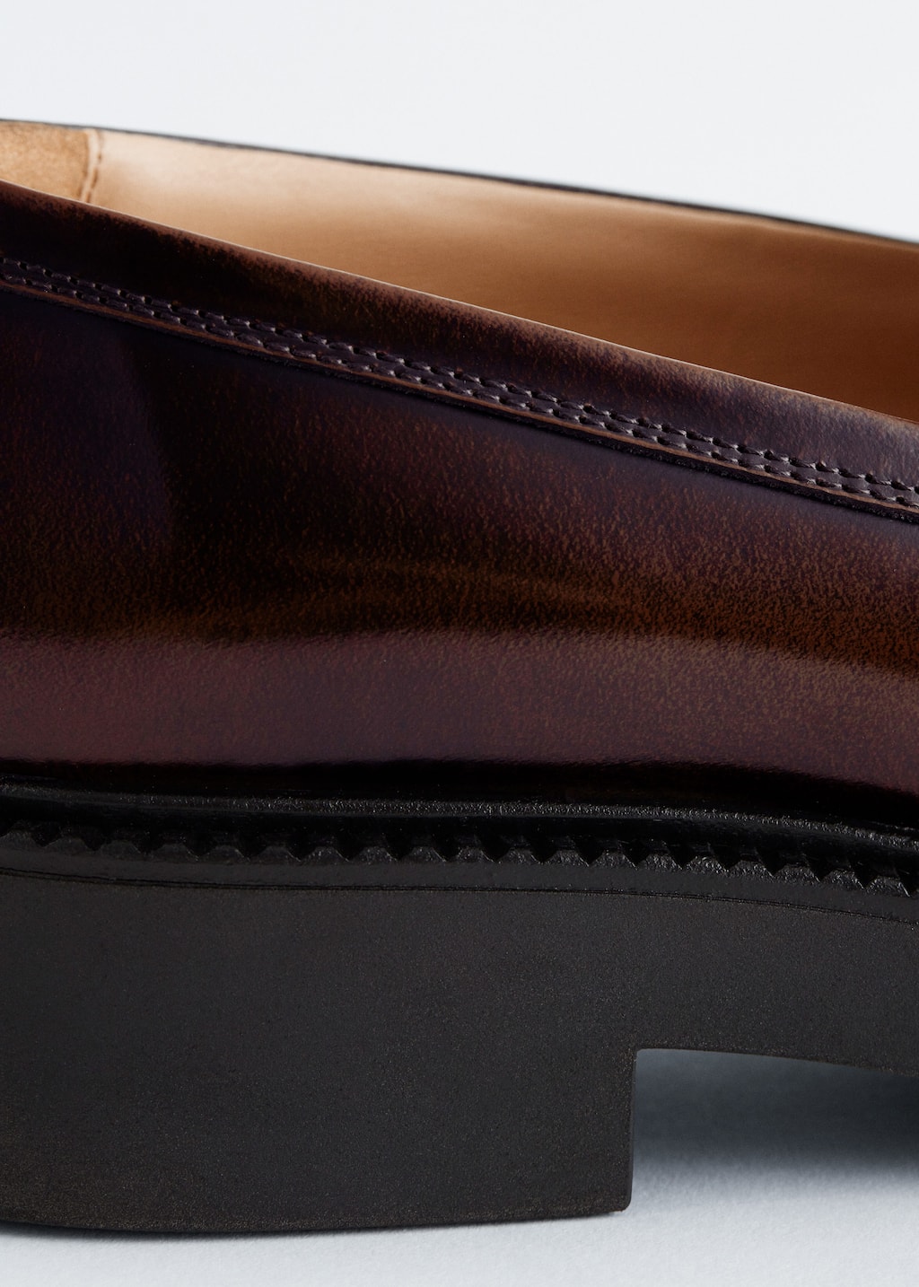 Image of Chunky Leather Loafers
