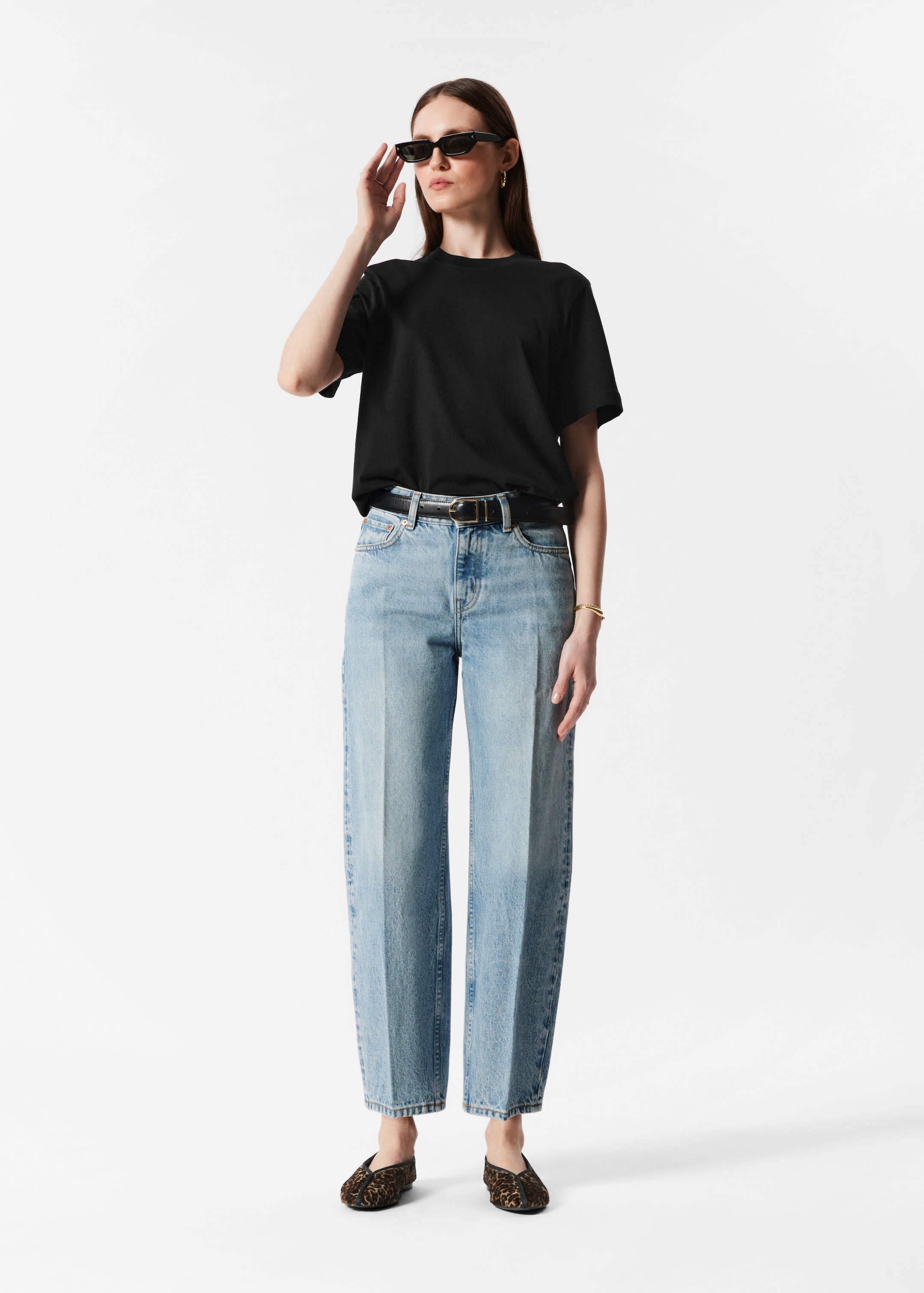 Größeres Bild anzeigen: T-Shirt mit Rundhalsausschnitt - Schwarz - Ladies | H&M AT 2
