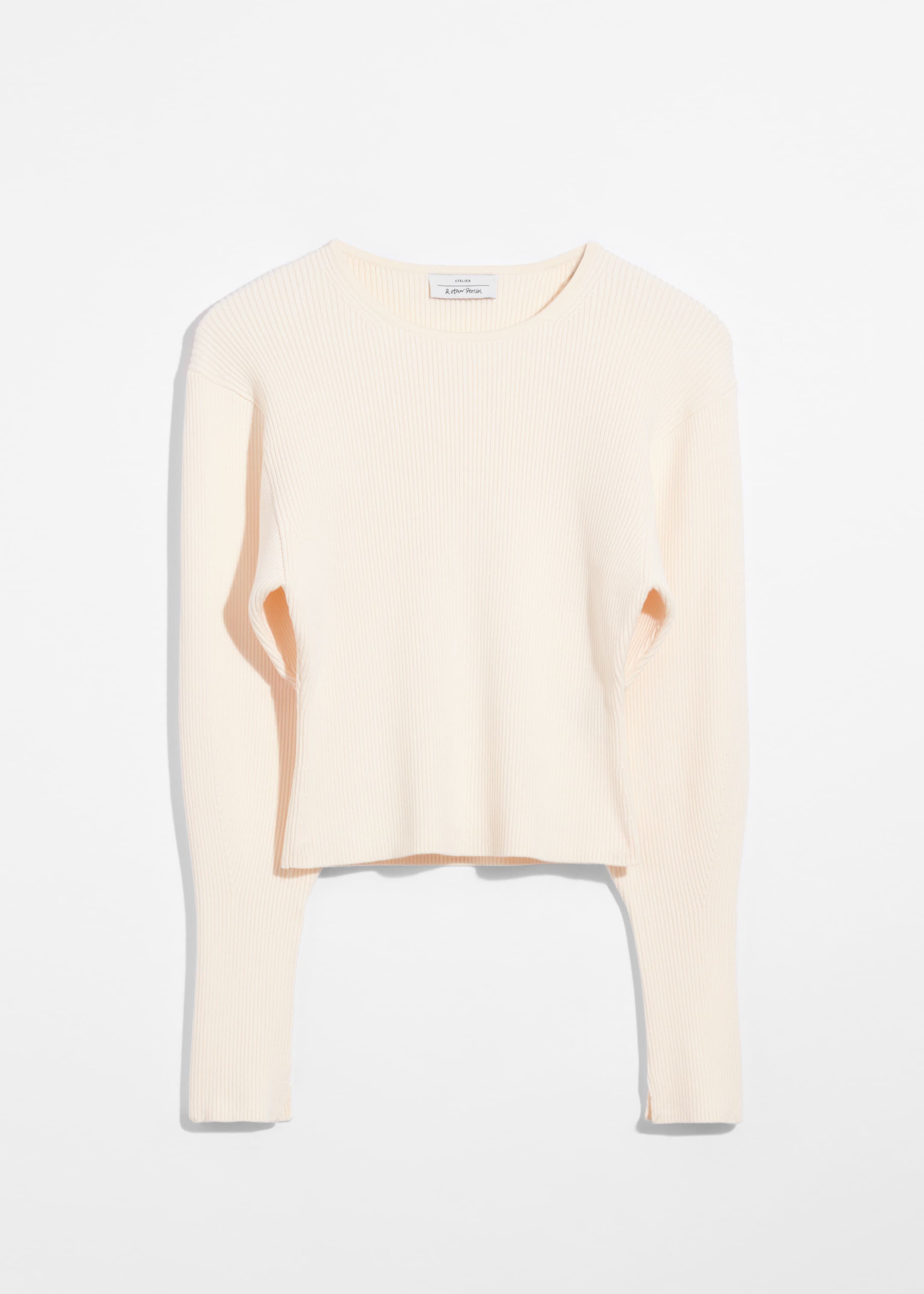 Grösseres Bild ansehen: Rippstrickoberteil - Weiß - DAMEN | H&M CH 7