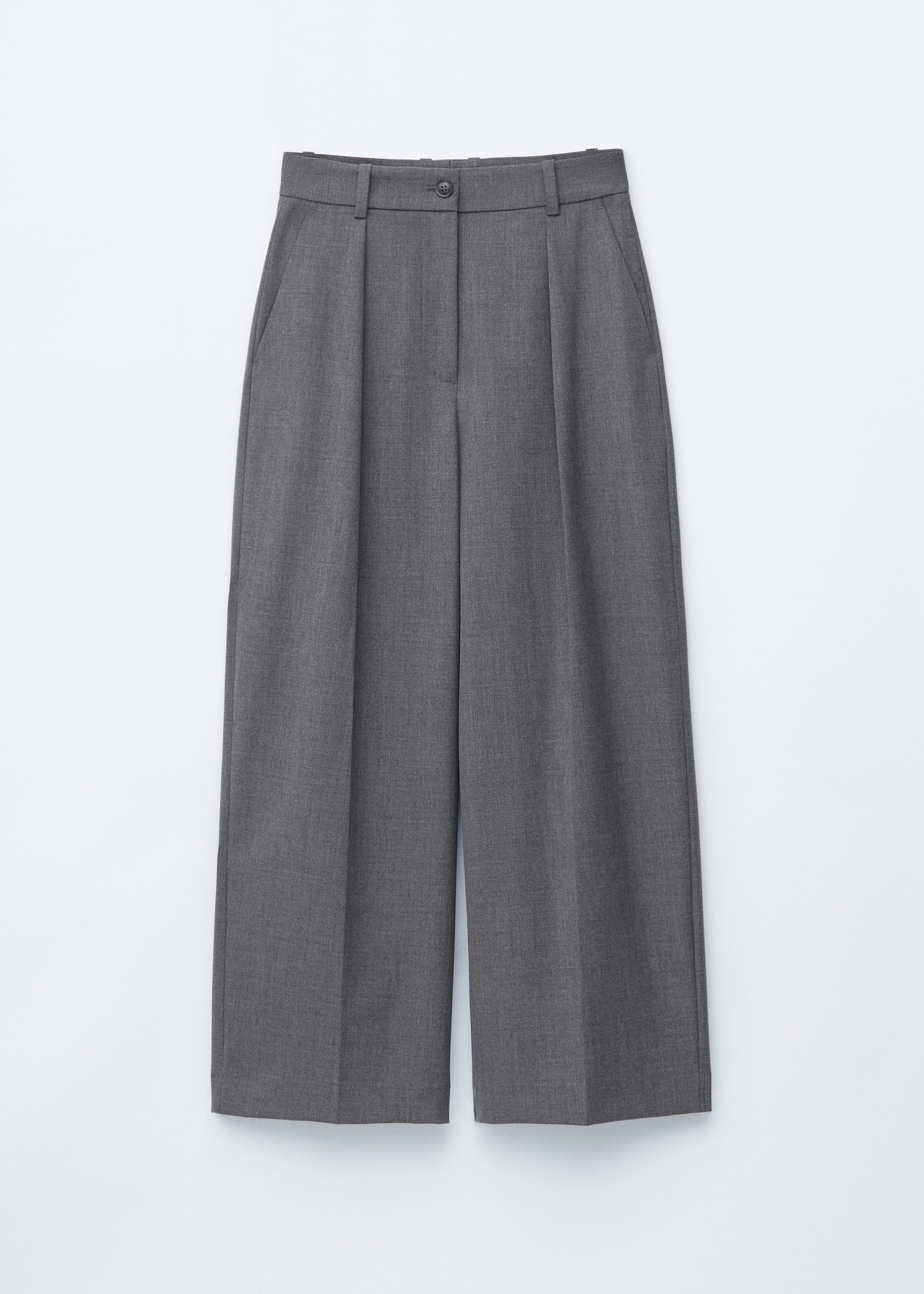 Visualizza immagine più grande: Pantaloni sartoriali con pieghe pressate - Grigio - DONNA | H&M IT 6