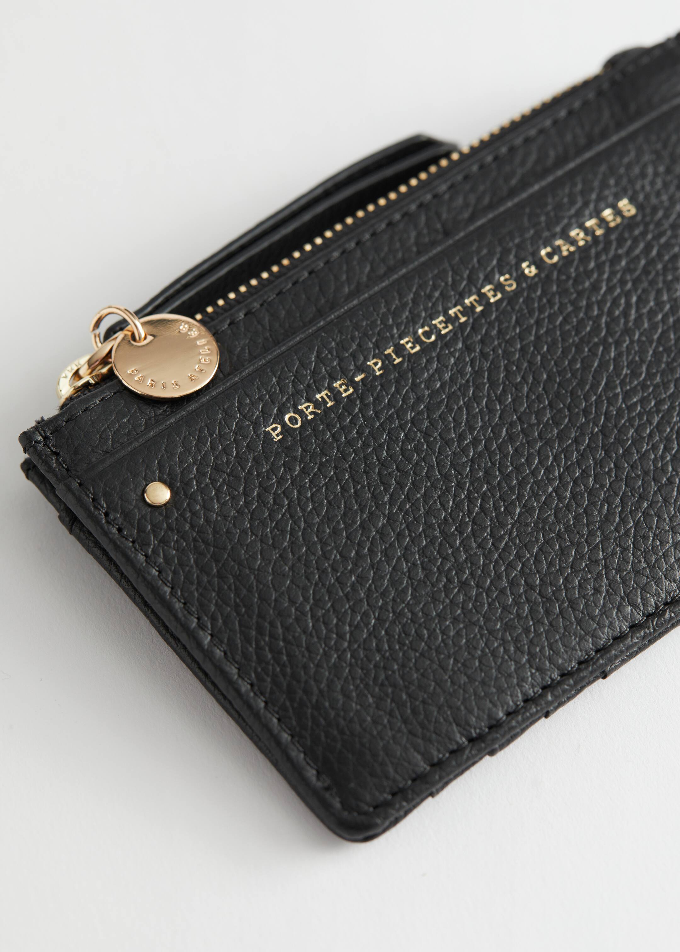 Größeres Bild ansehen: Lederportemonnaie mit Kartenfächern - Schwarz - Ladies | H&M DE 3