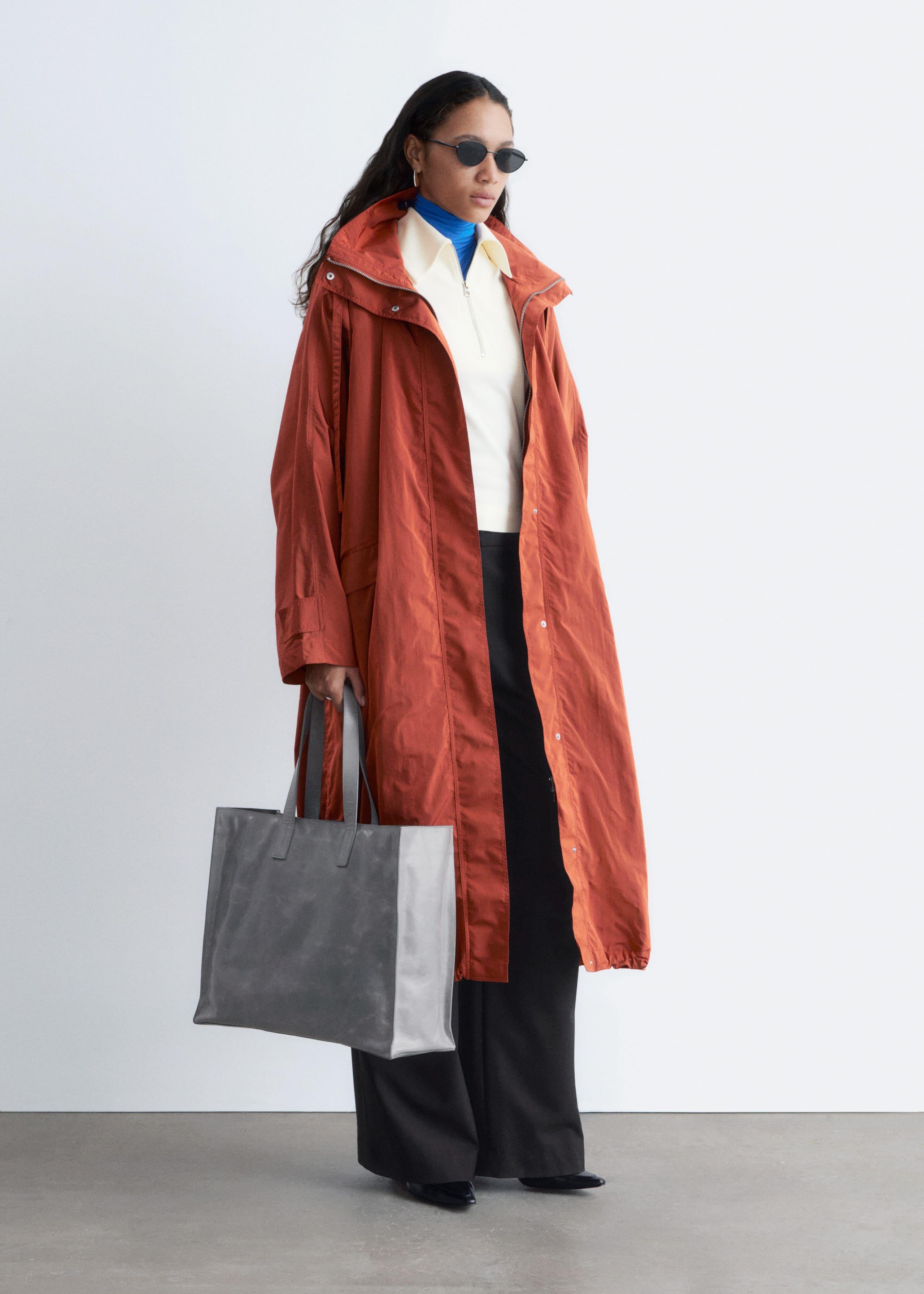 Image of Technical Nylon Hooded Parka