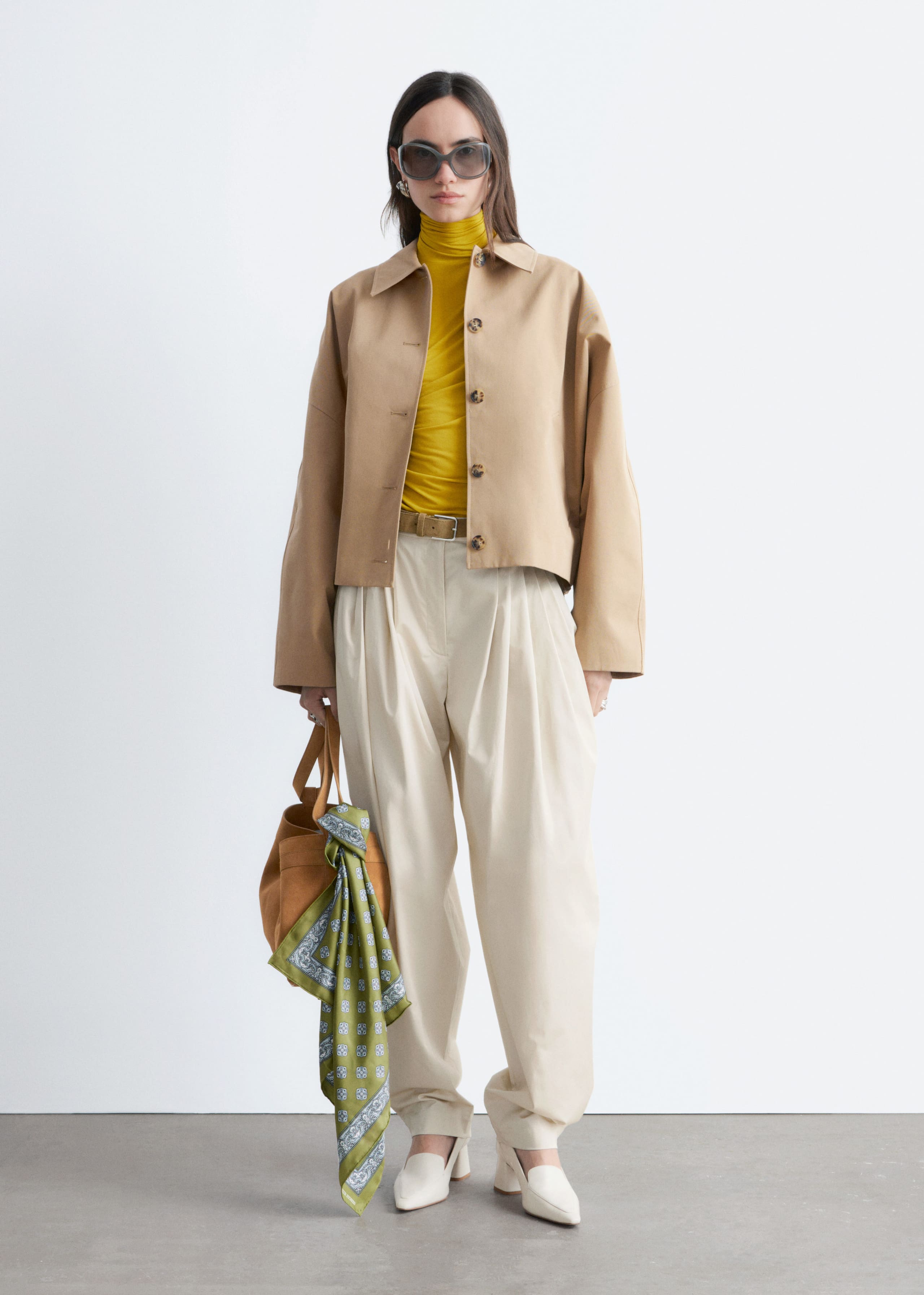 Image of Boxy Cotton Jacket