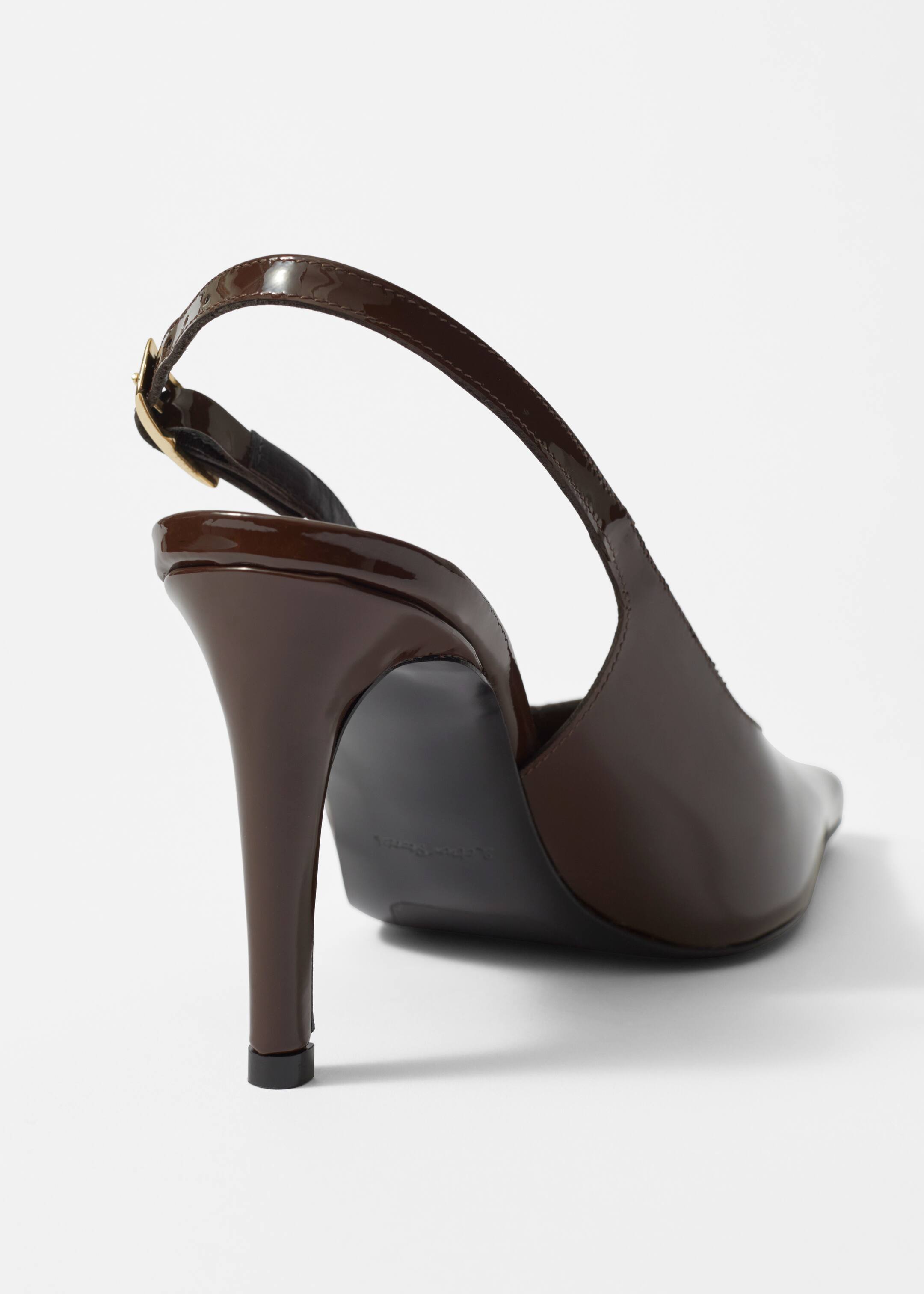 Größeres Bild ansehen: Lacklederpumps mit Slingback-Riemen - Braun - Ladies | H&M DE 3