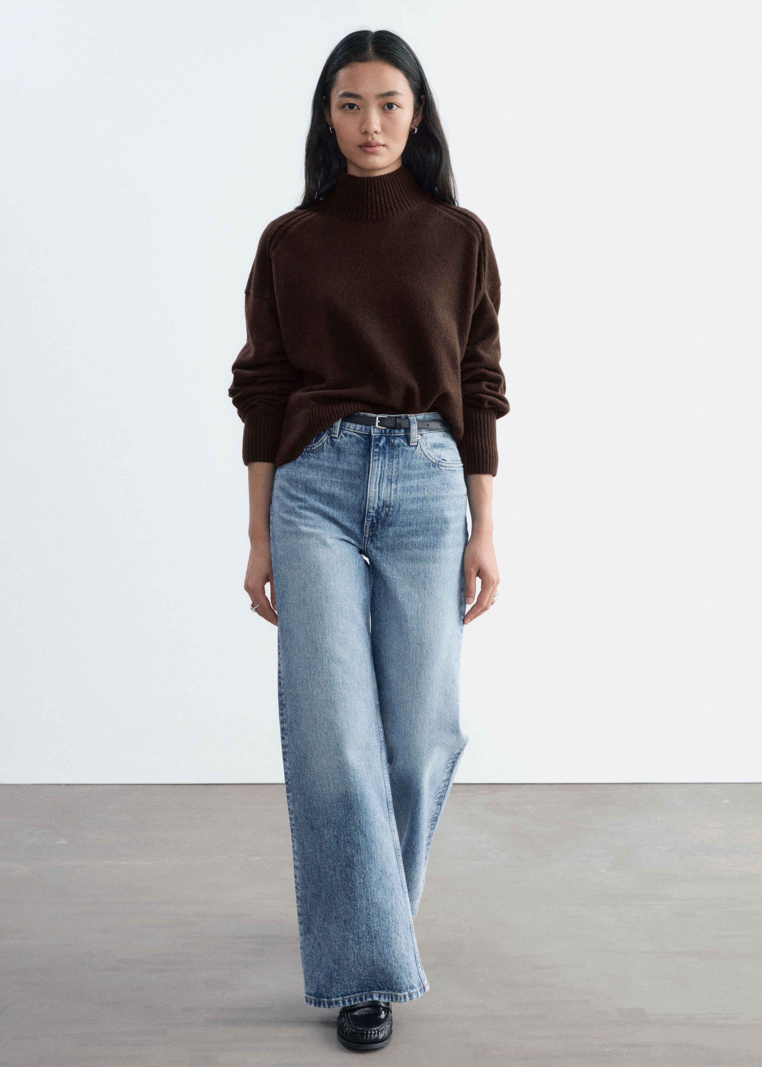 Wide-Leg Jeans - Light blue - Lookbook