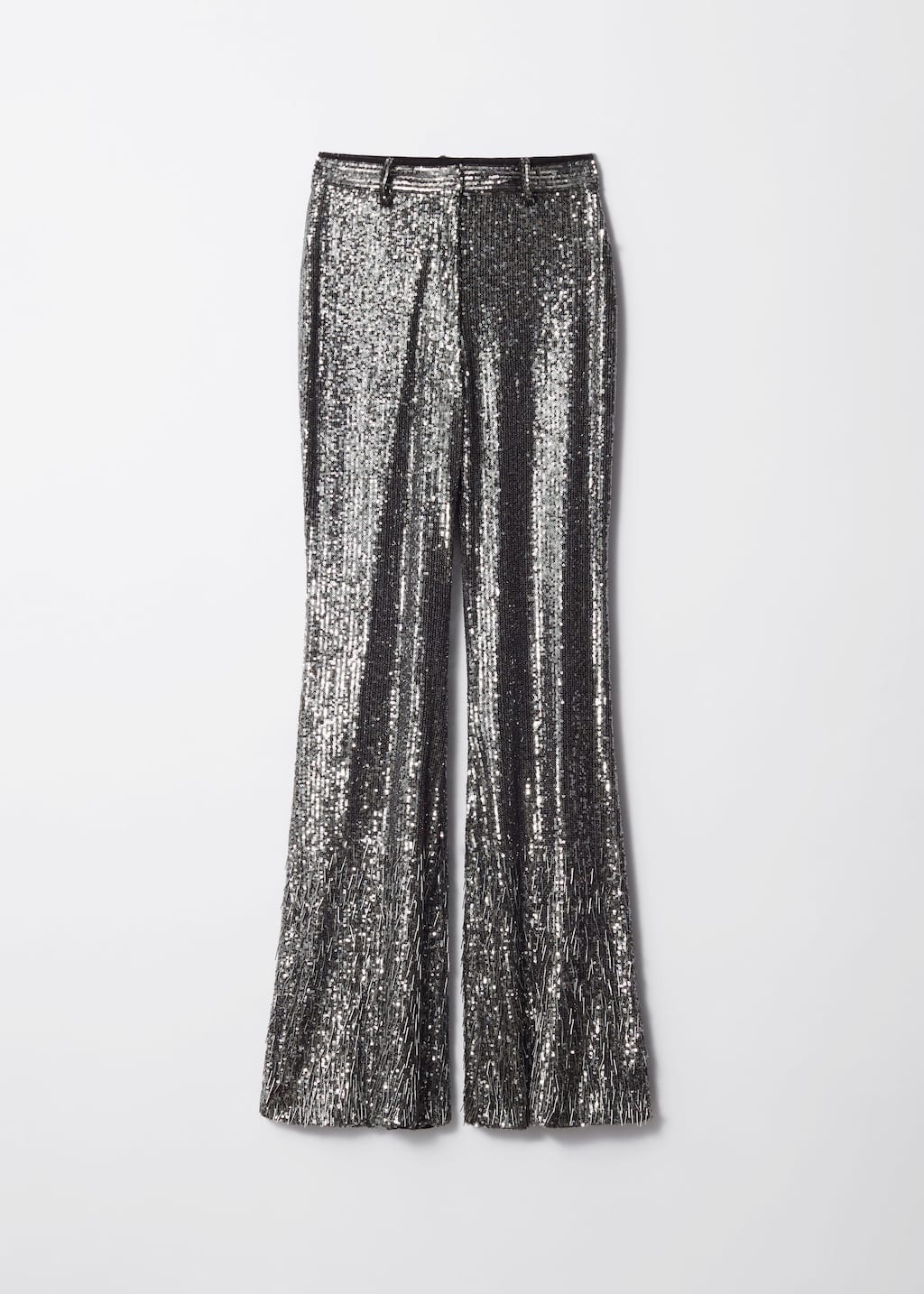 Pantalones acampanados con lentejuelas