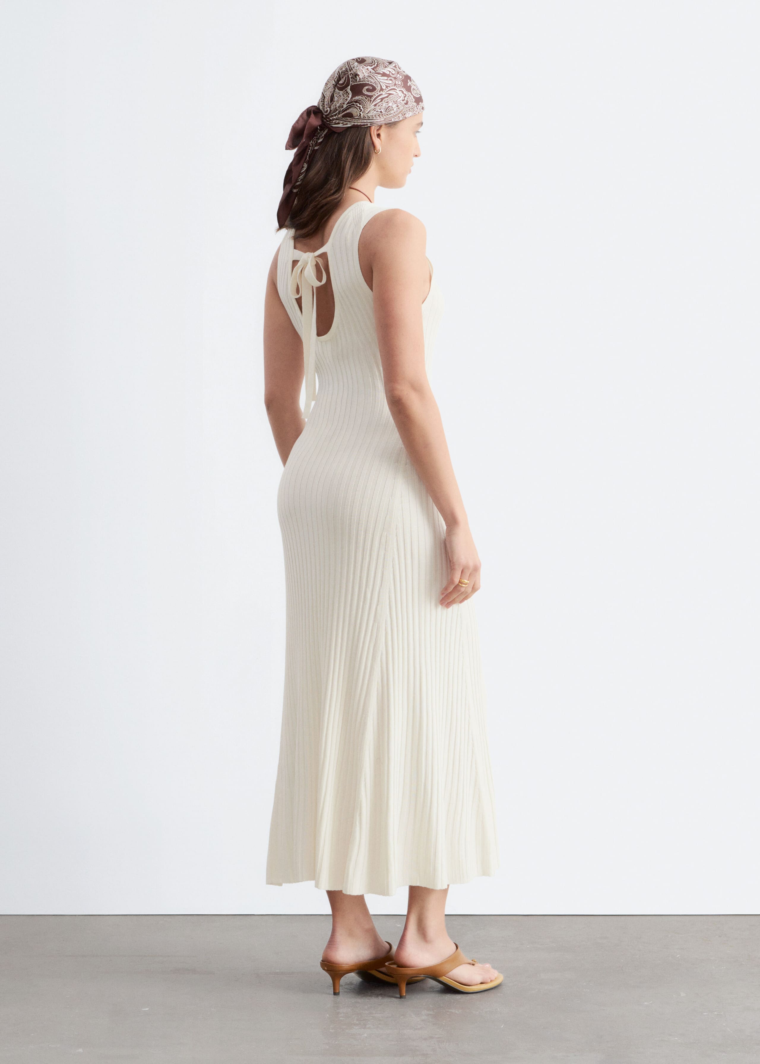 Image of Ribbed Midi Dress