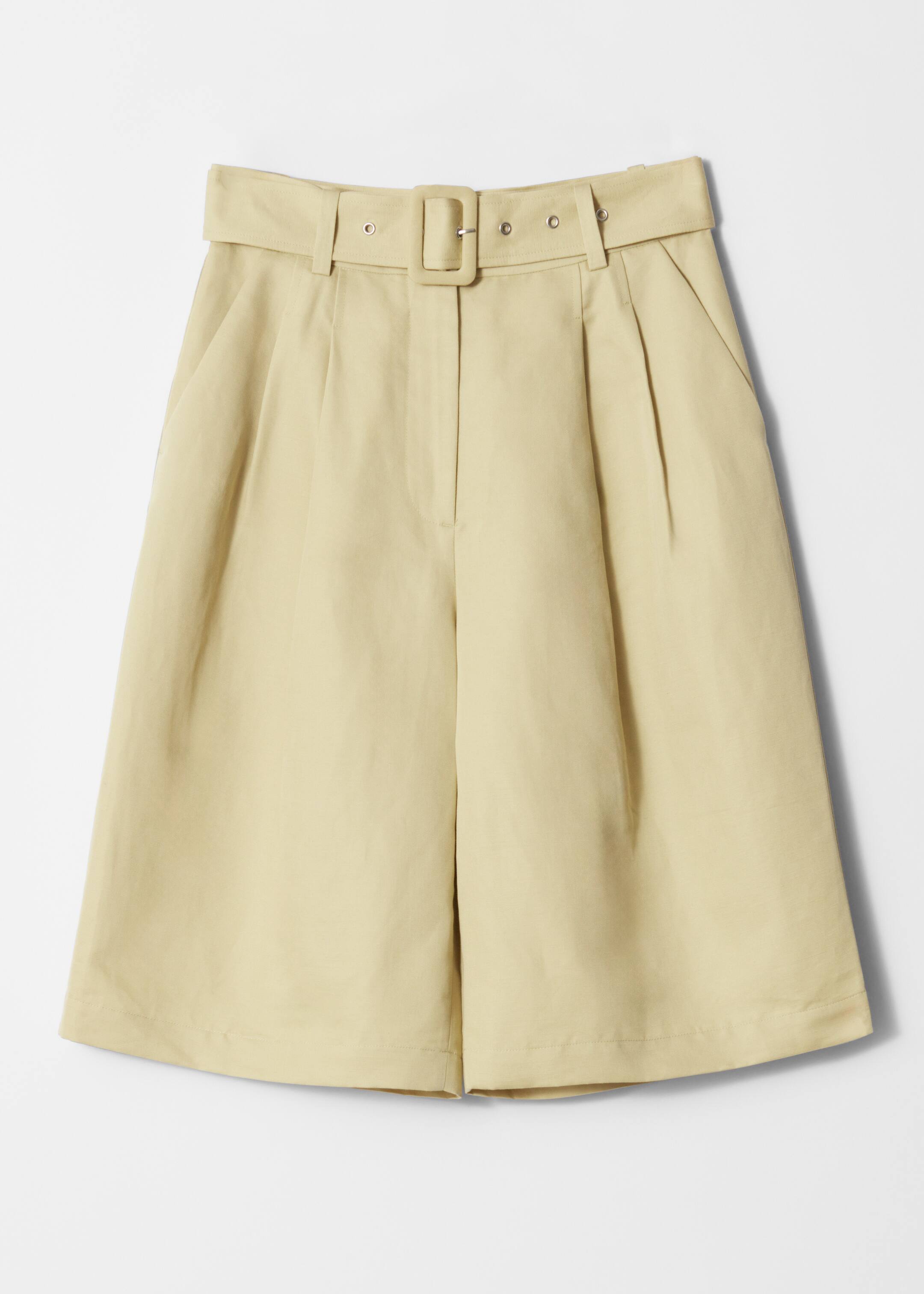 Agrandir l'image: Bermuda plissé - Jaune - FEMME | H&M FR 5