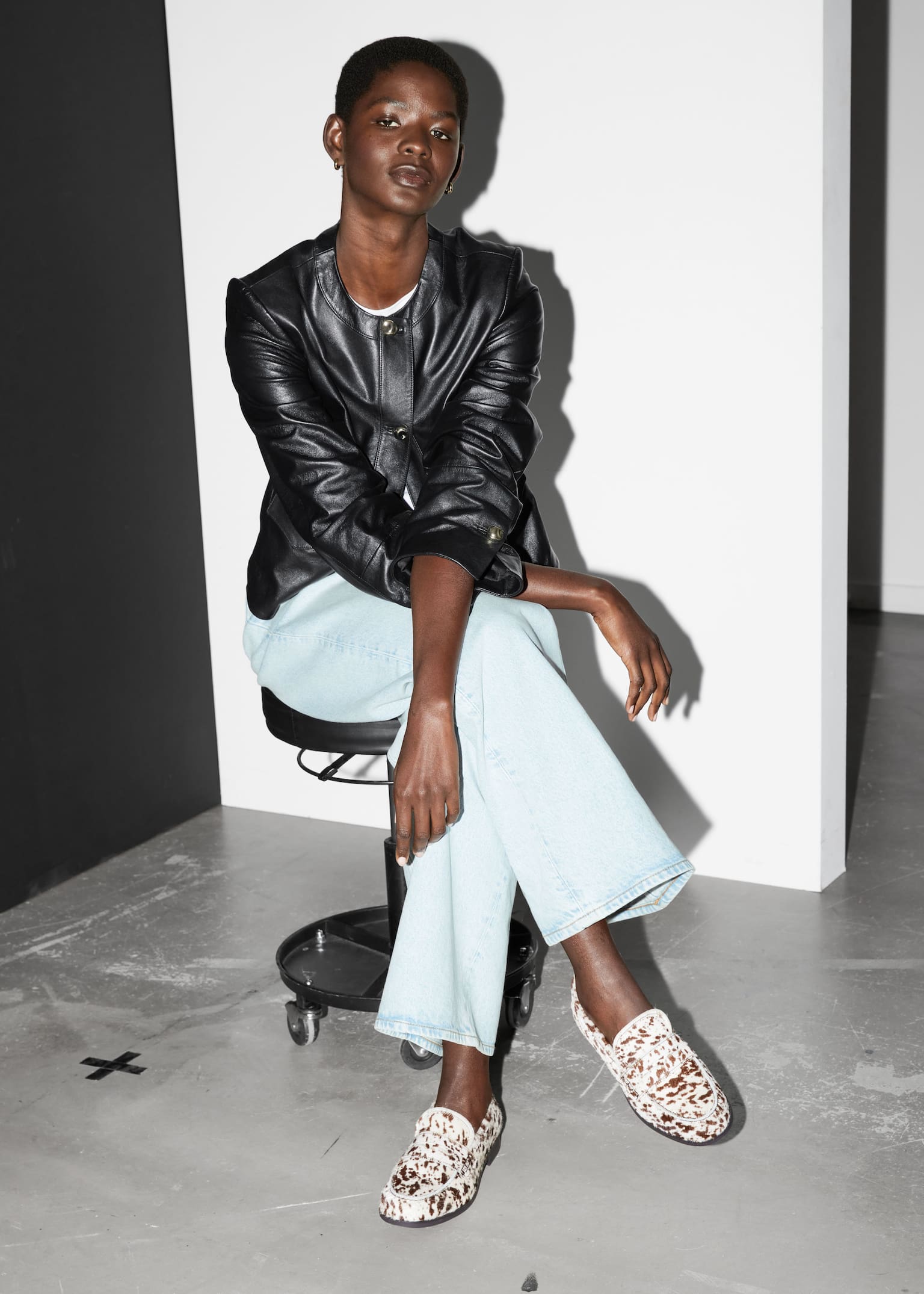 Loafer mit Kuh-Print - Kuh-Print/Kuh-Print