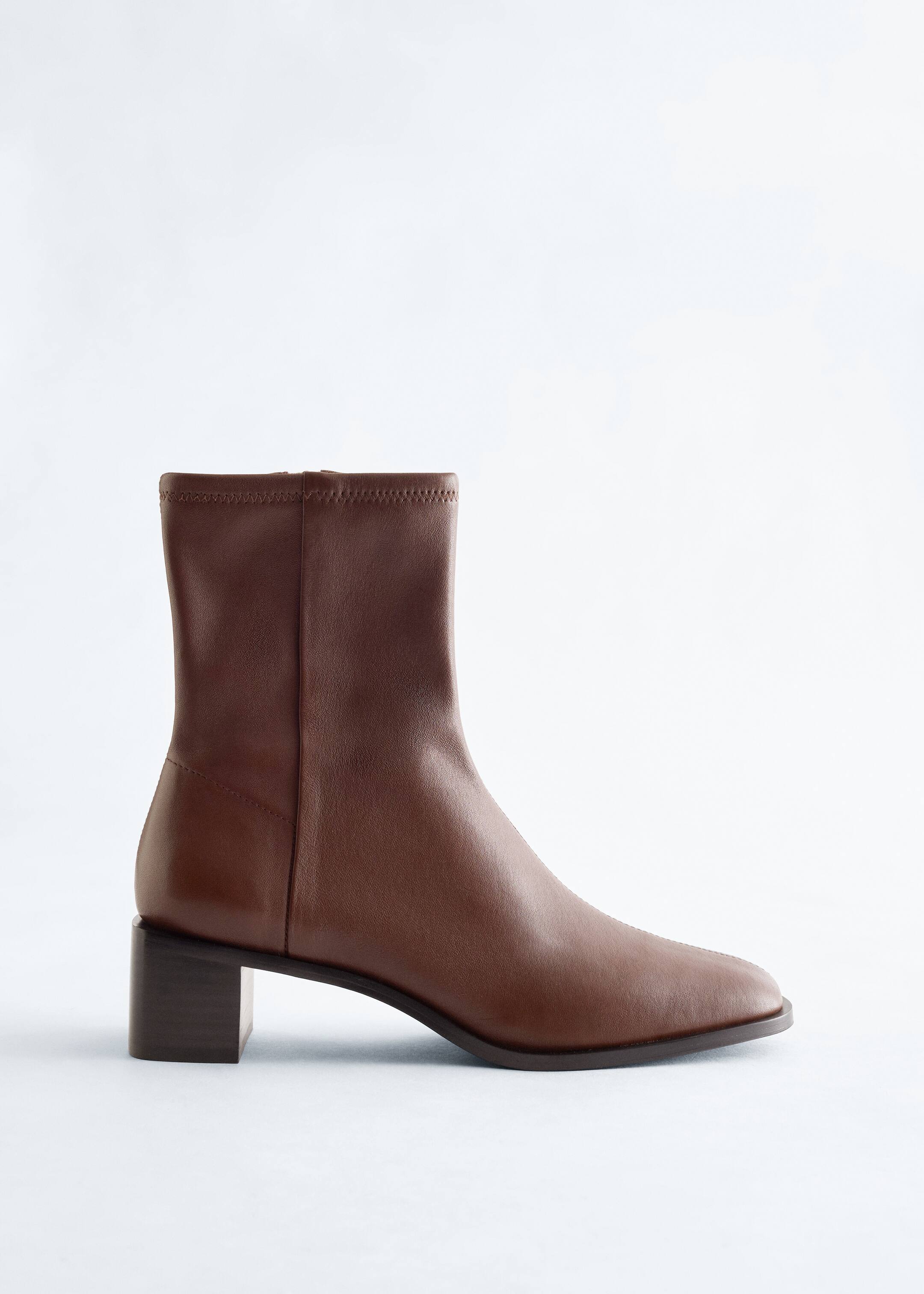 Visa större bild: Sockboots i nappa - Brun - DAM | H&M SE 3