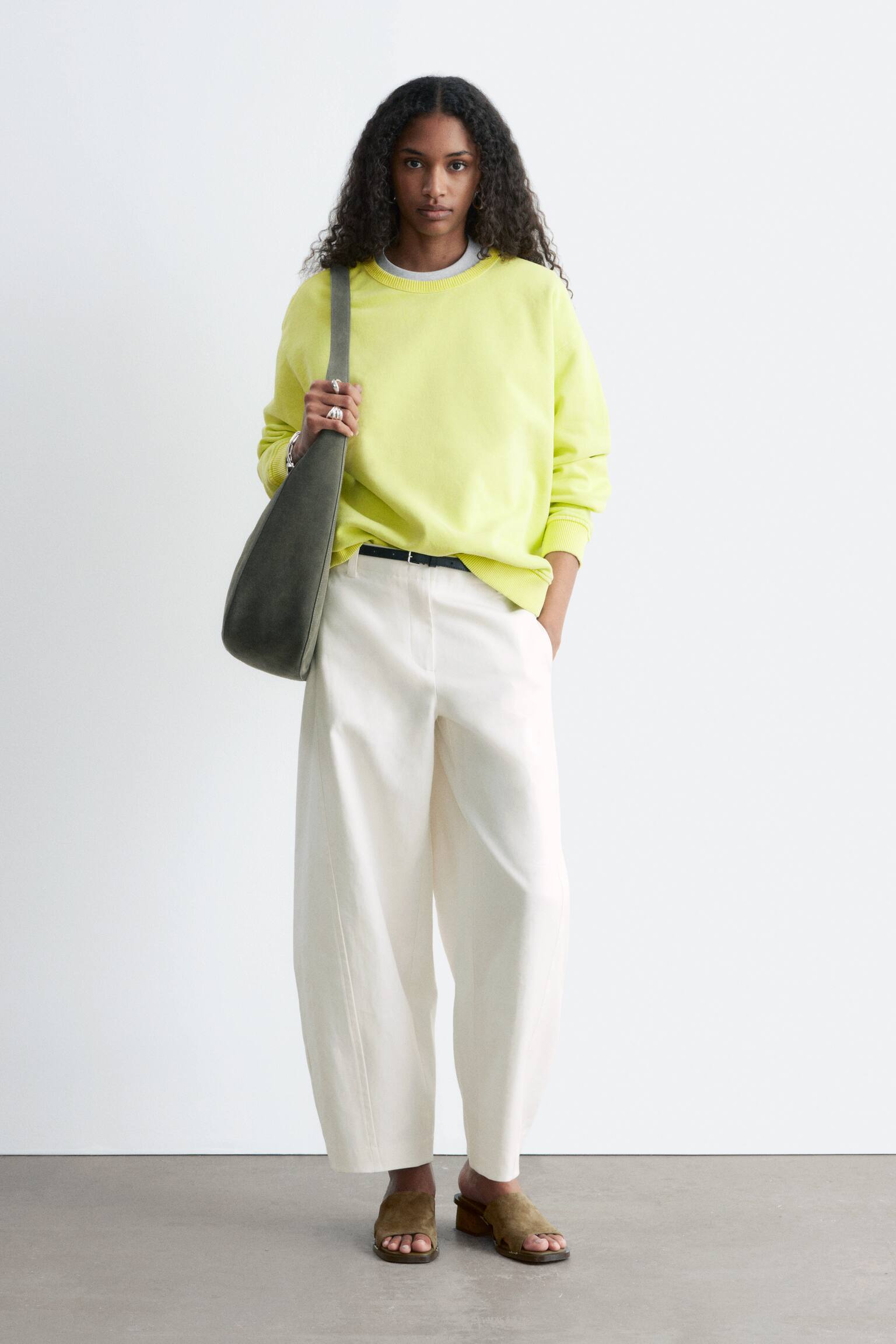 סווטשירט אוברסייז מכותנת ג'רסי - 6