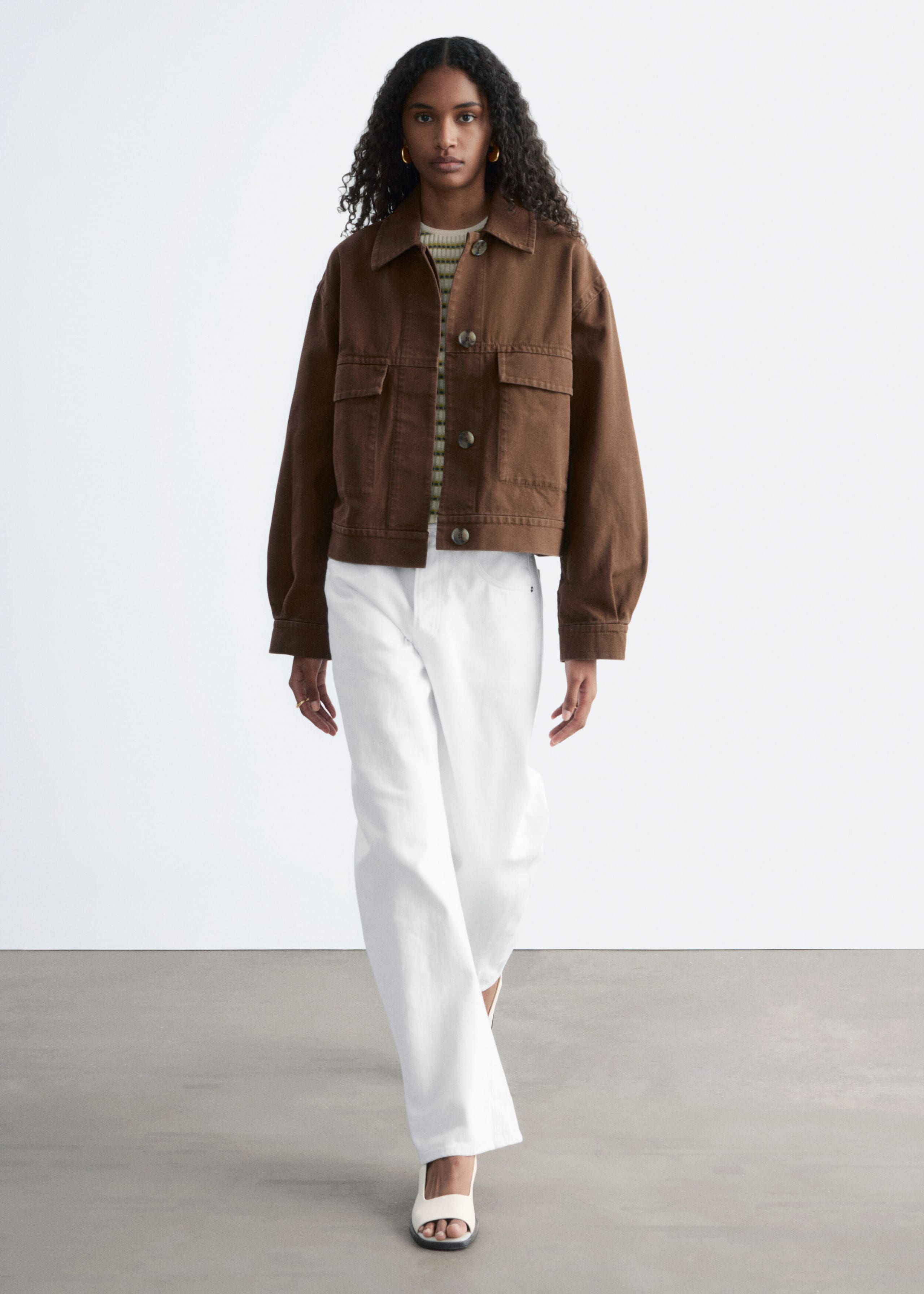 Image of Veste utilitaire en coton