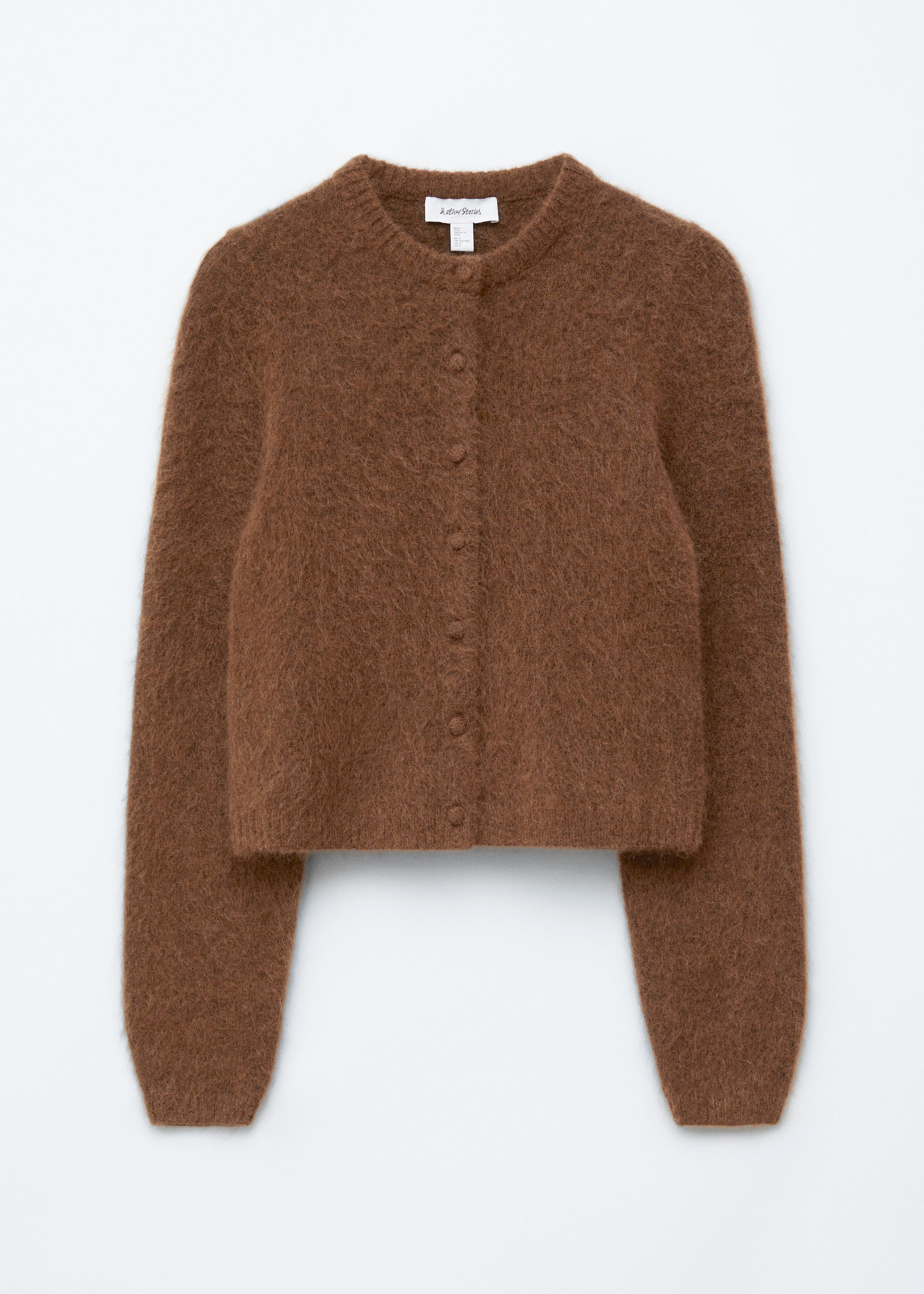 Brushed Knitted Cardigan