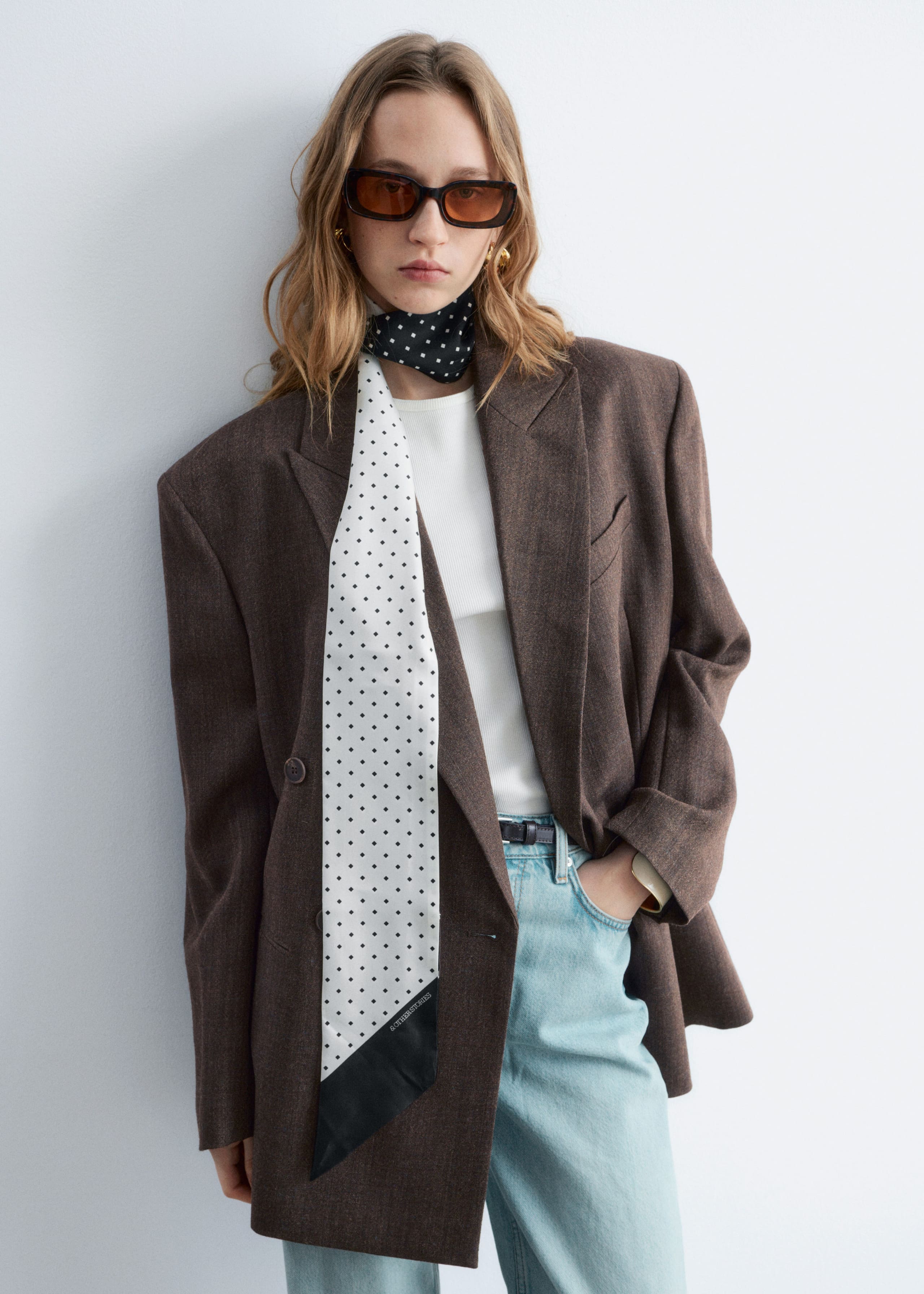 Image of Double-Breasted Wool Blazer