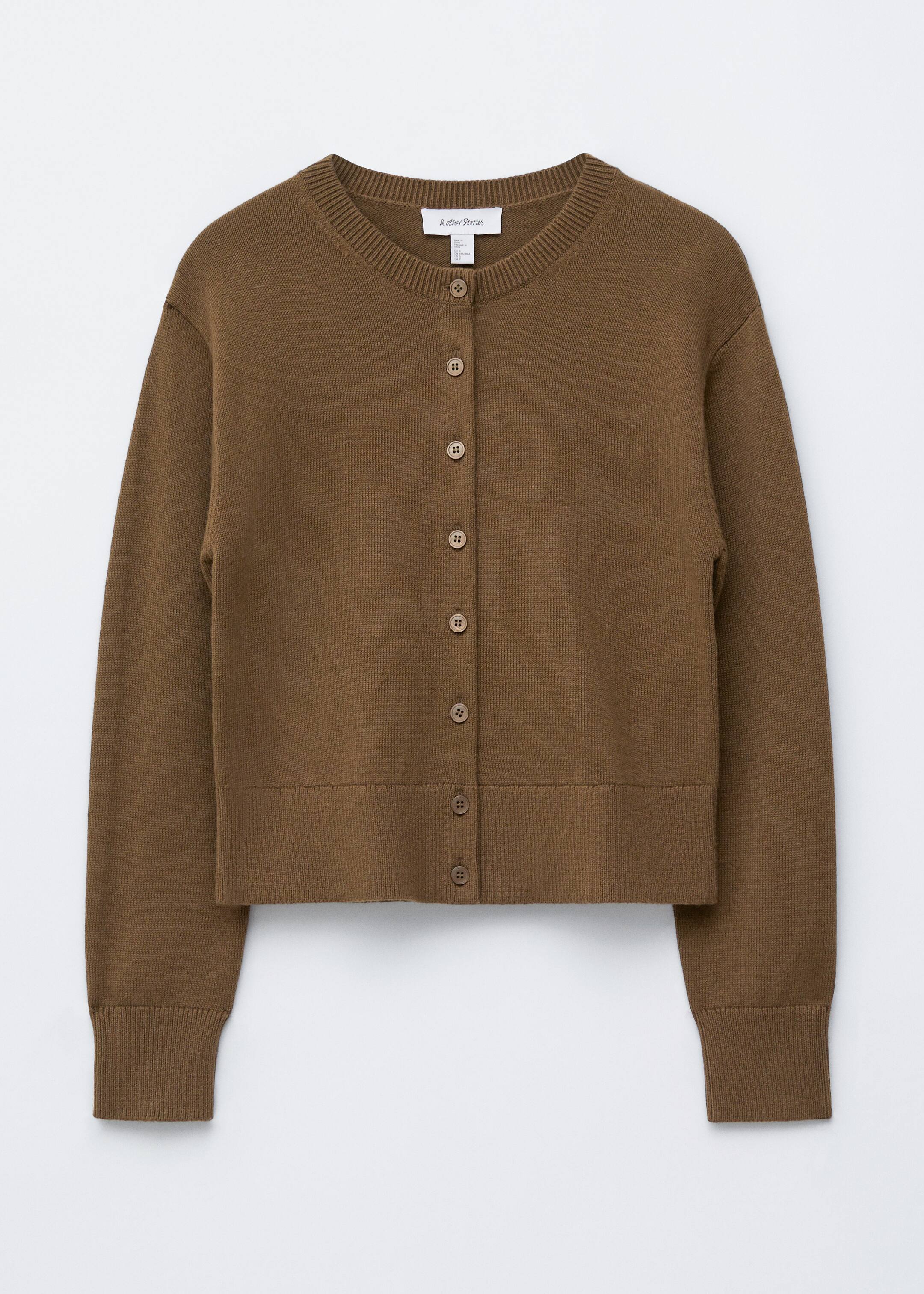 Se større billede: Cardigan i uldblend - Lysebrun - DAME | H&M DK 6
