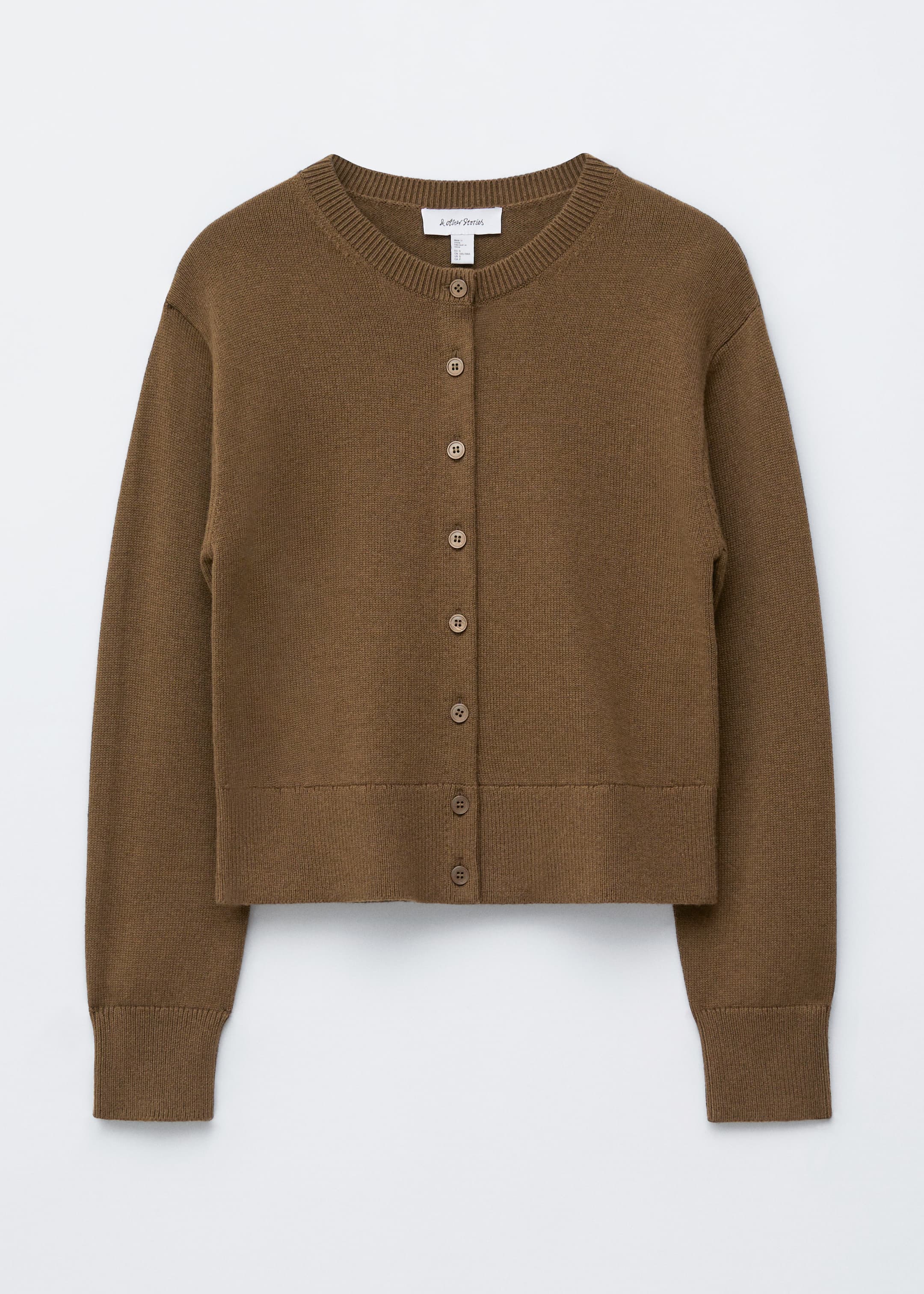Grösseres Bild ansehen: Strickjacke aus Wollmix - Hellbraun - DAMEN | H&M CH 6