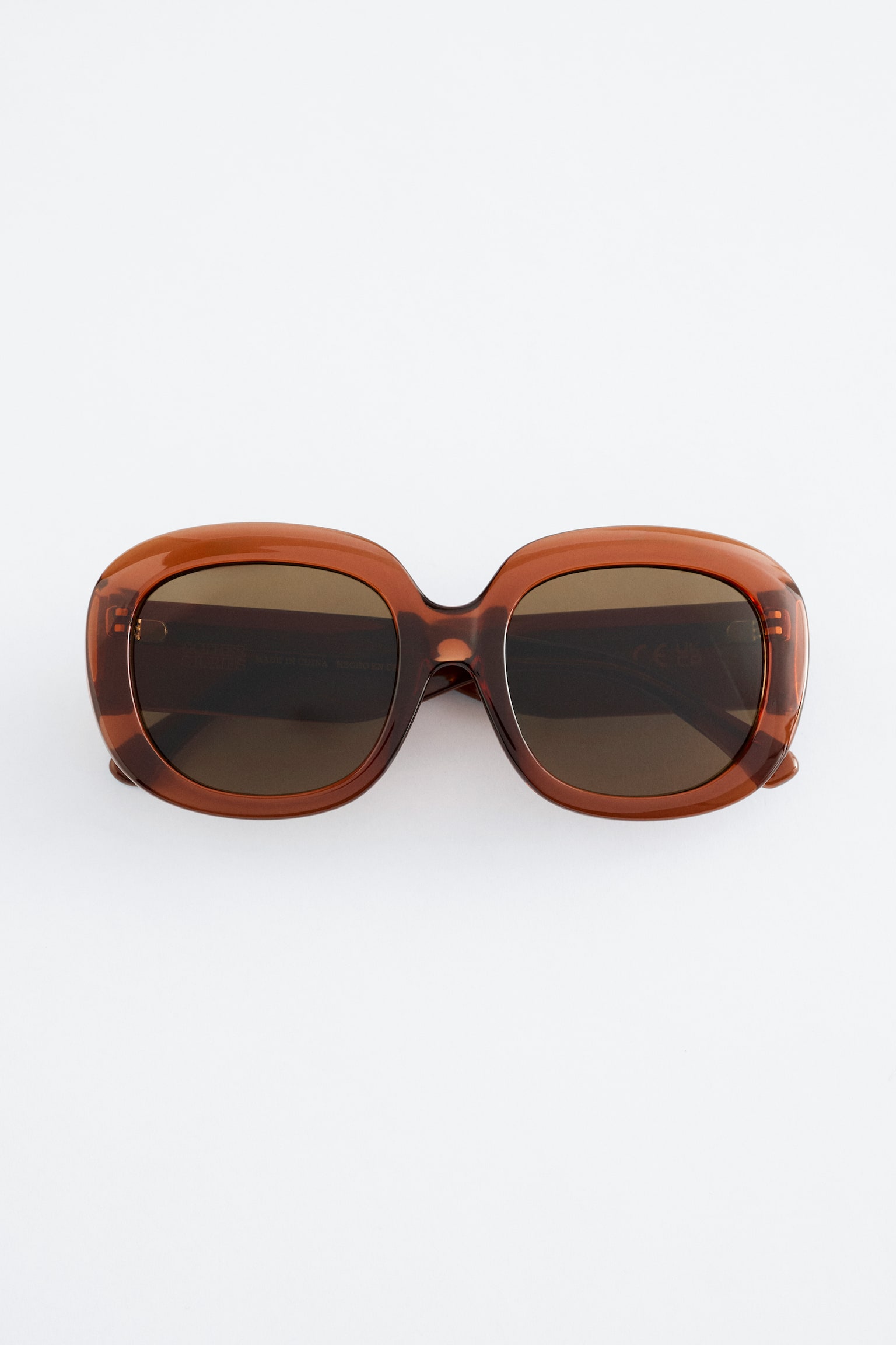 Oversized solbriller - Brun/Sort - 2