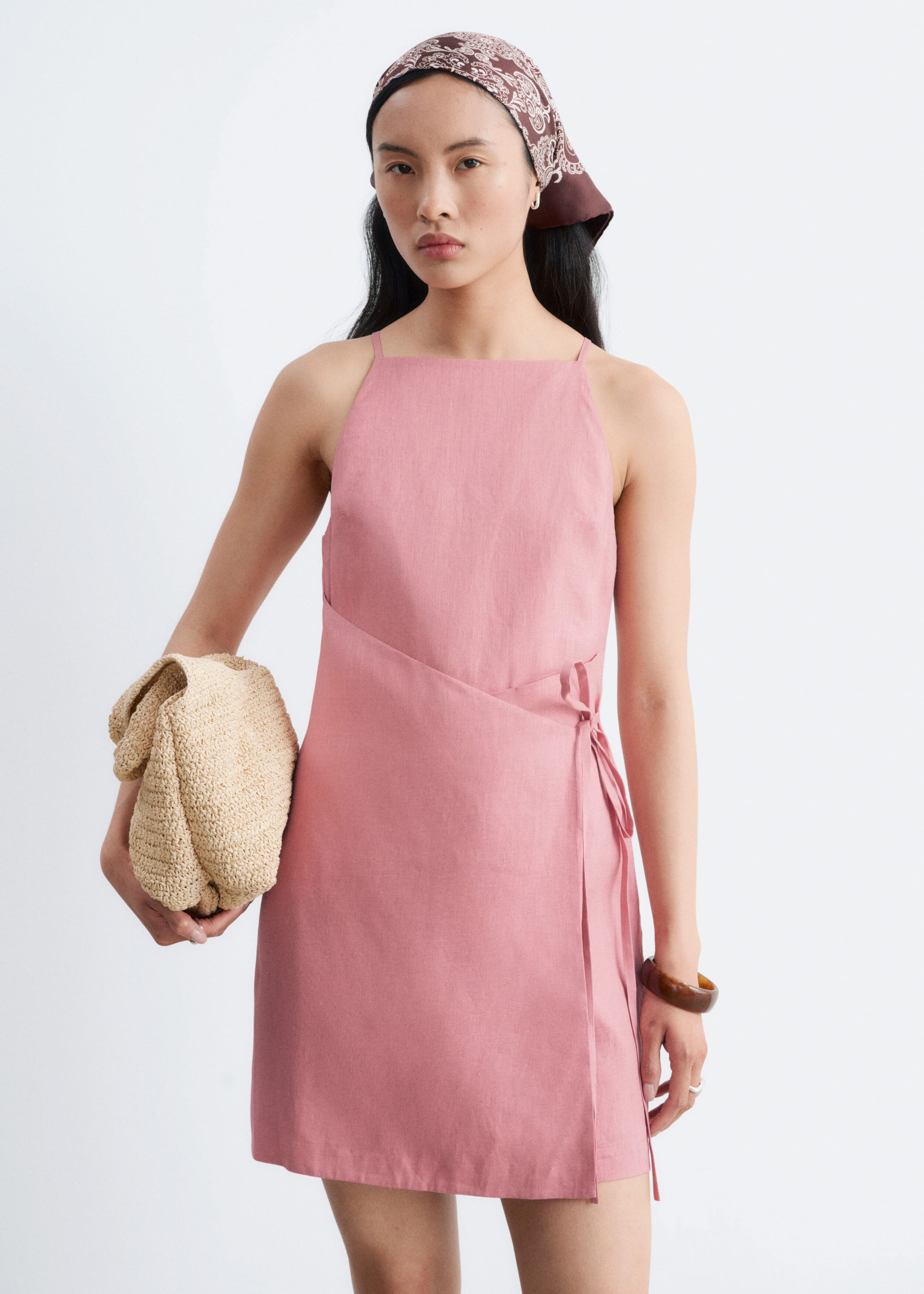 Image of Linen Mini Dress