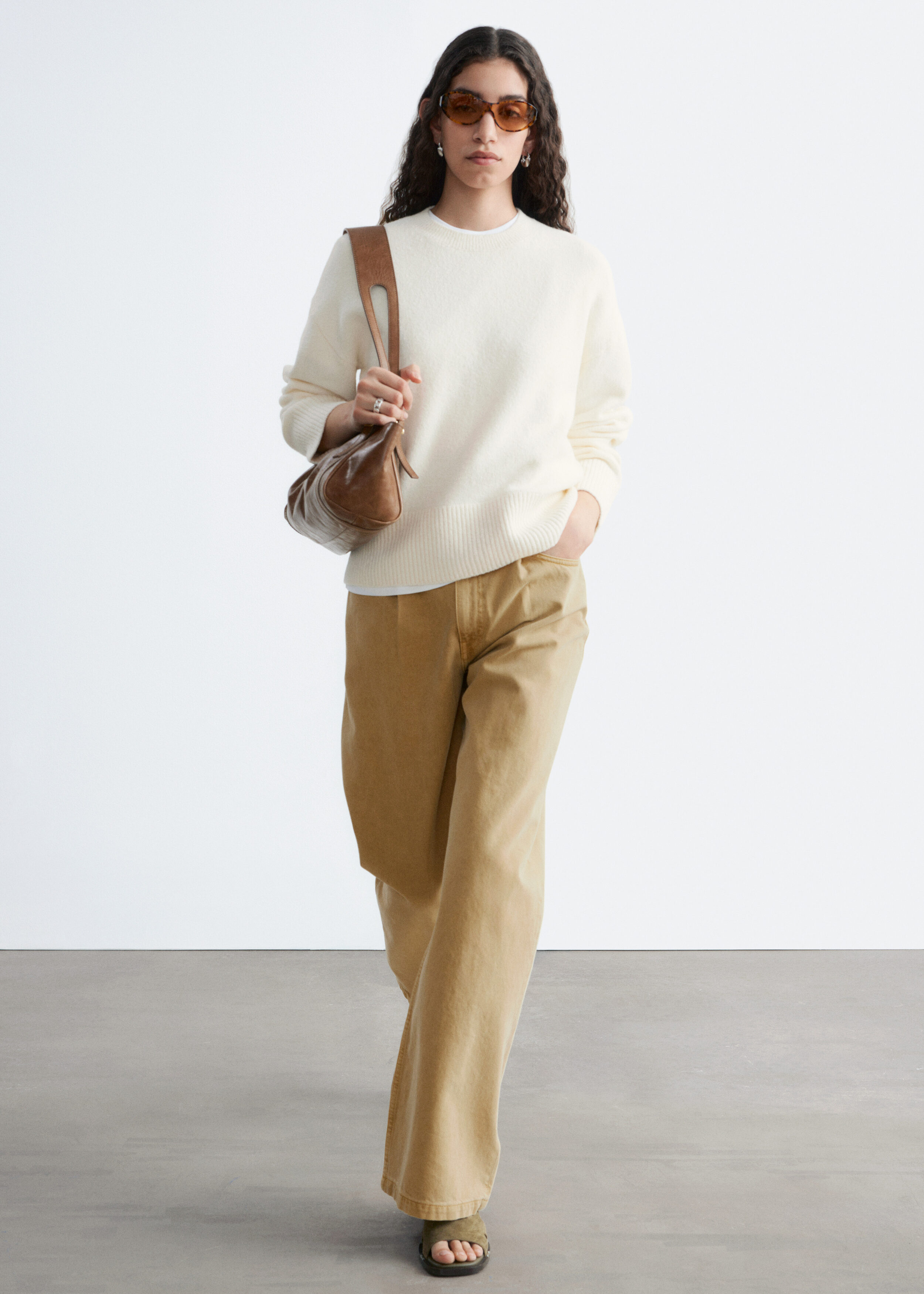 Collared Polo Sweatshirt - Bright Blue - & Other Stories US