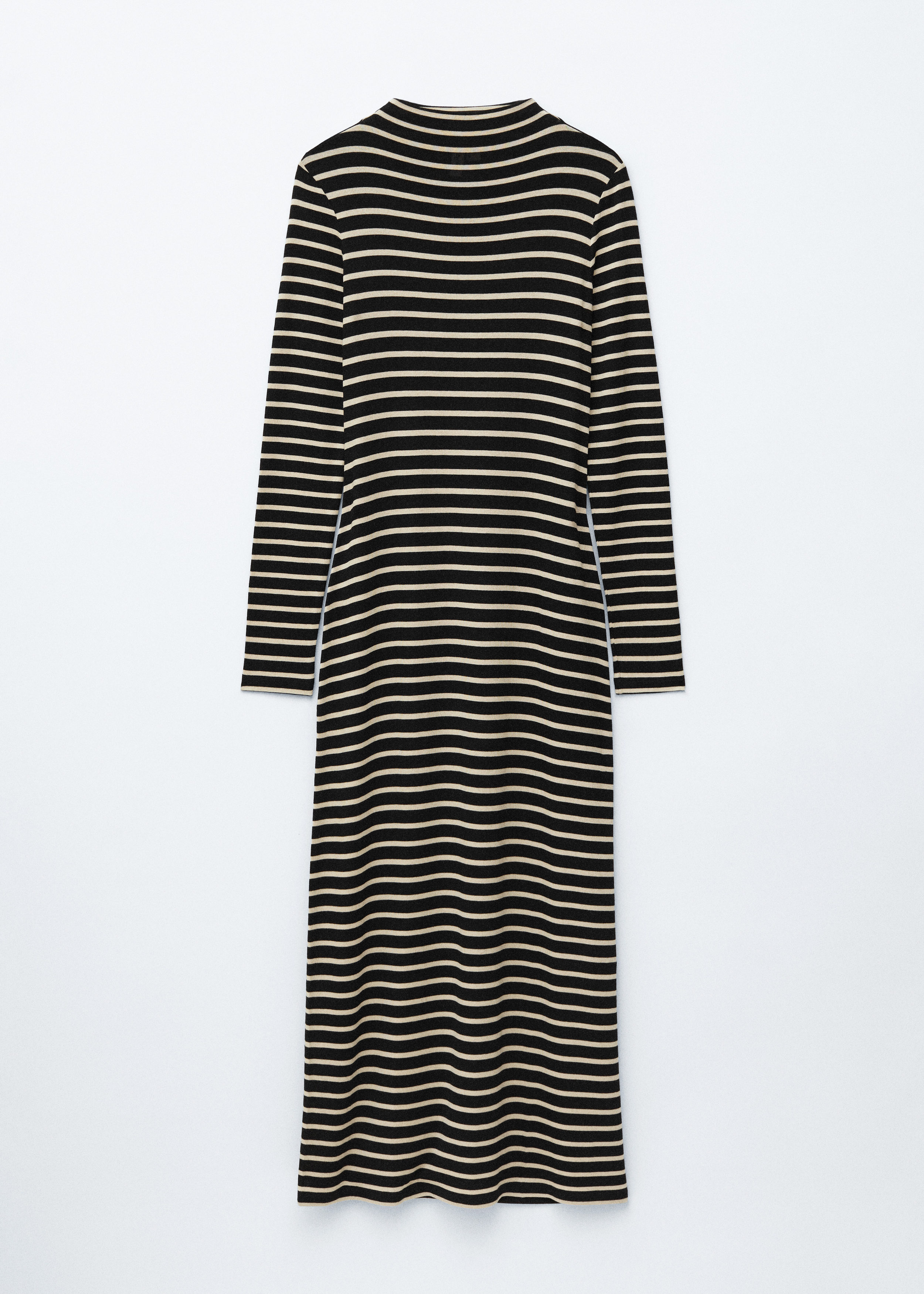 Mock Neck Maxi Dress