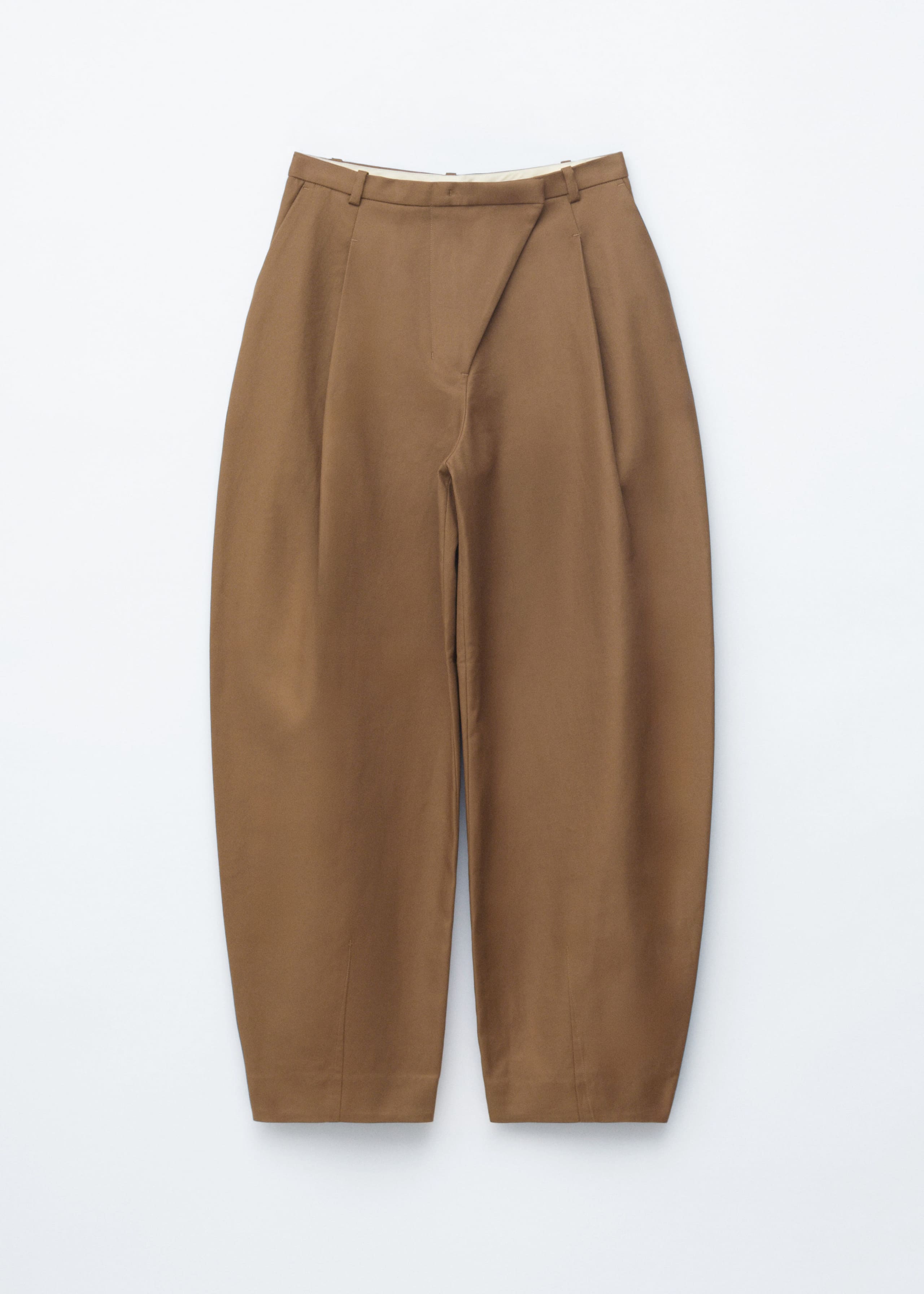 Image of Barrel-Leg Trousers