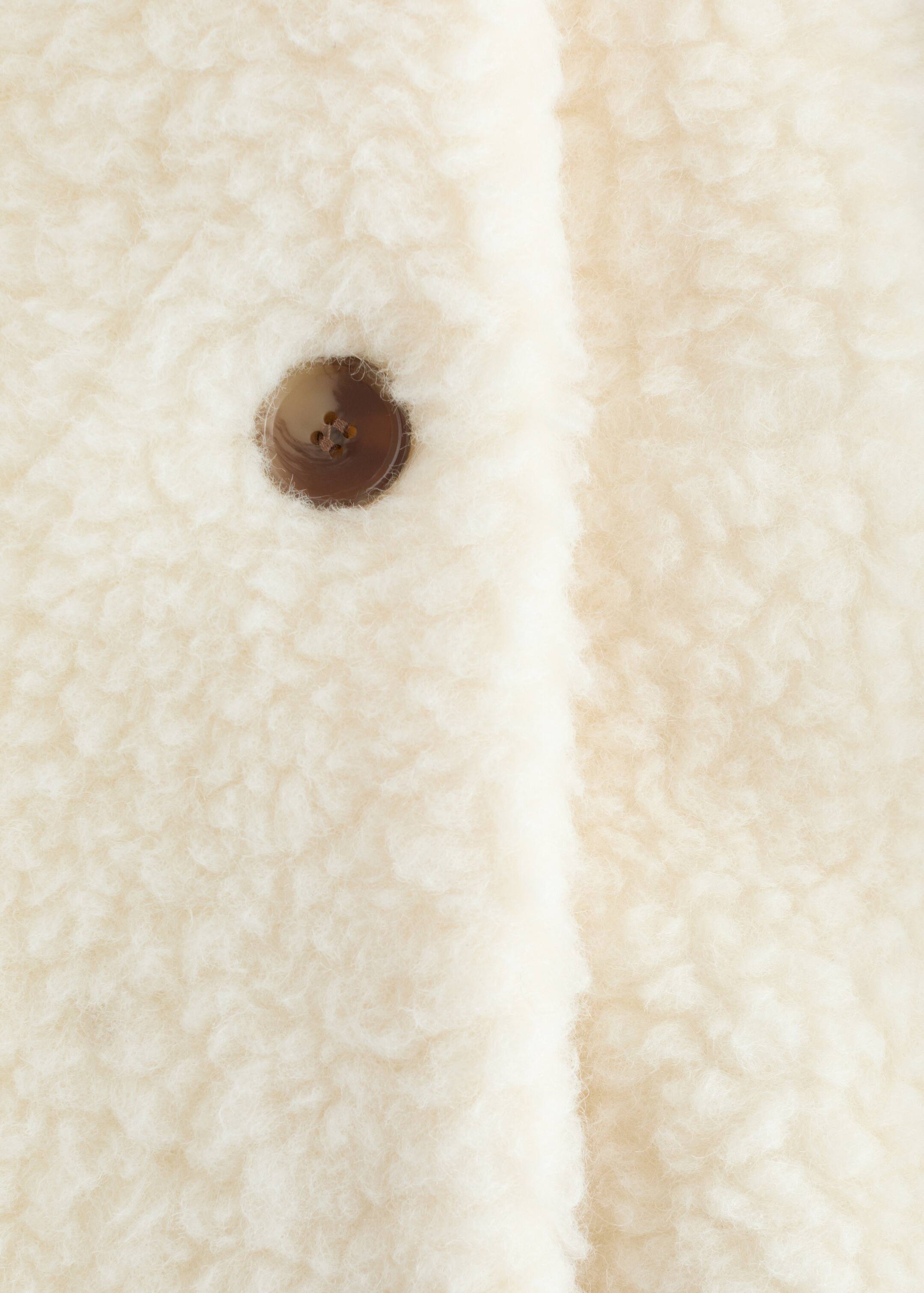 Visualizza immagine più grande: Maxi cappotto in shearling di lana - White - DONNA | H&M IT 4