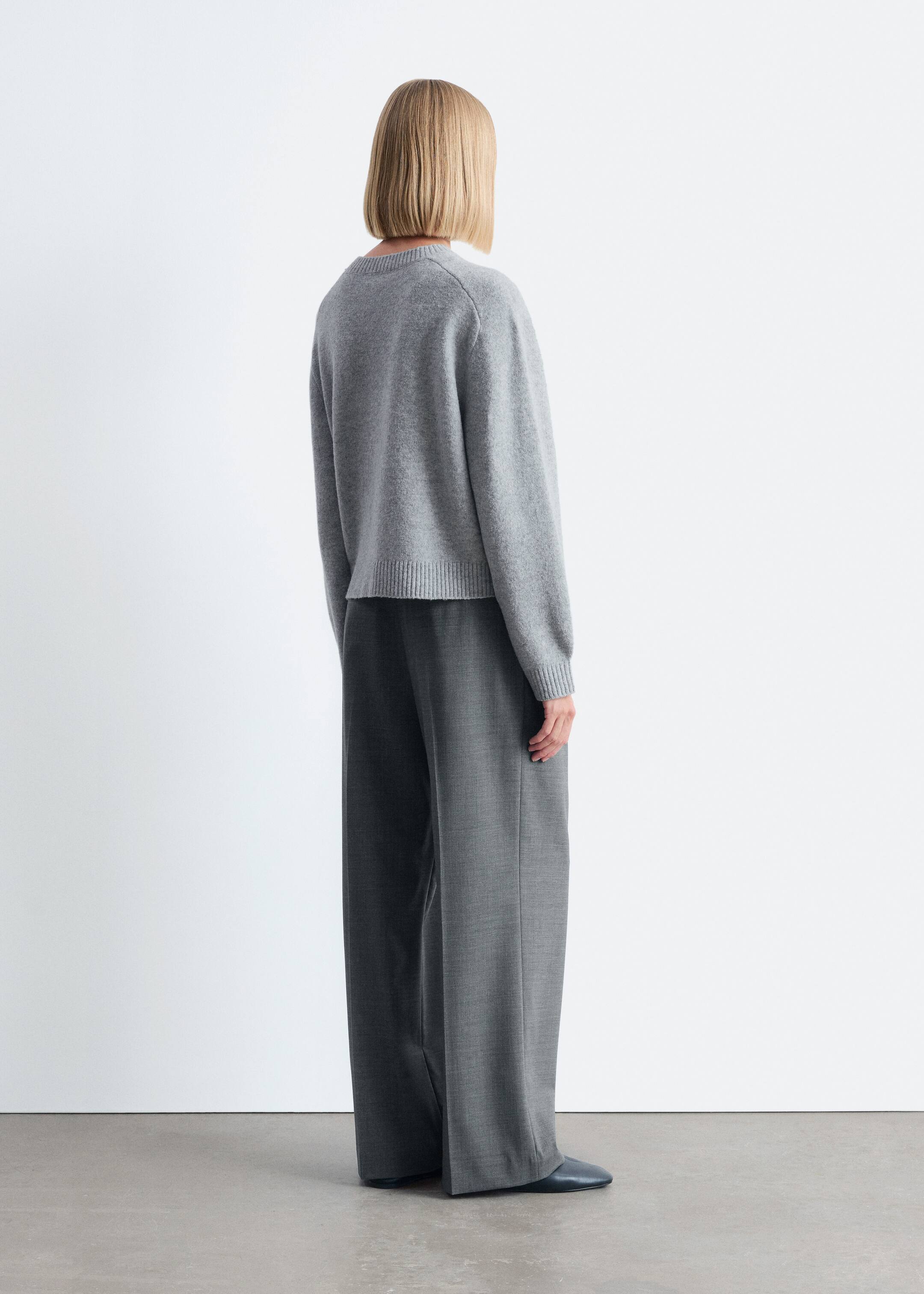 Ver imagem maior: Camisola de malha - Cinzento claro - SENHORA | H&M PT 5