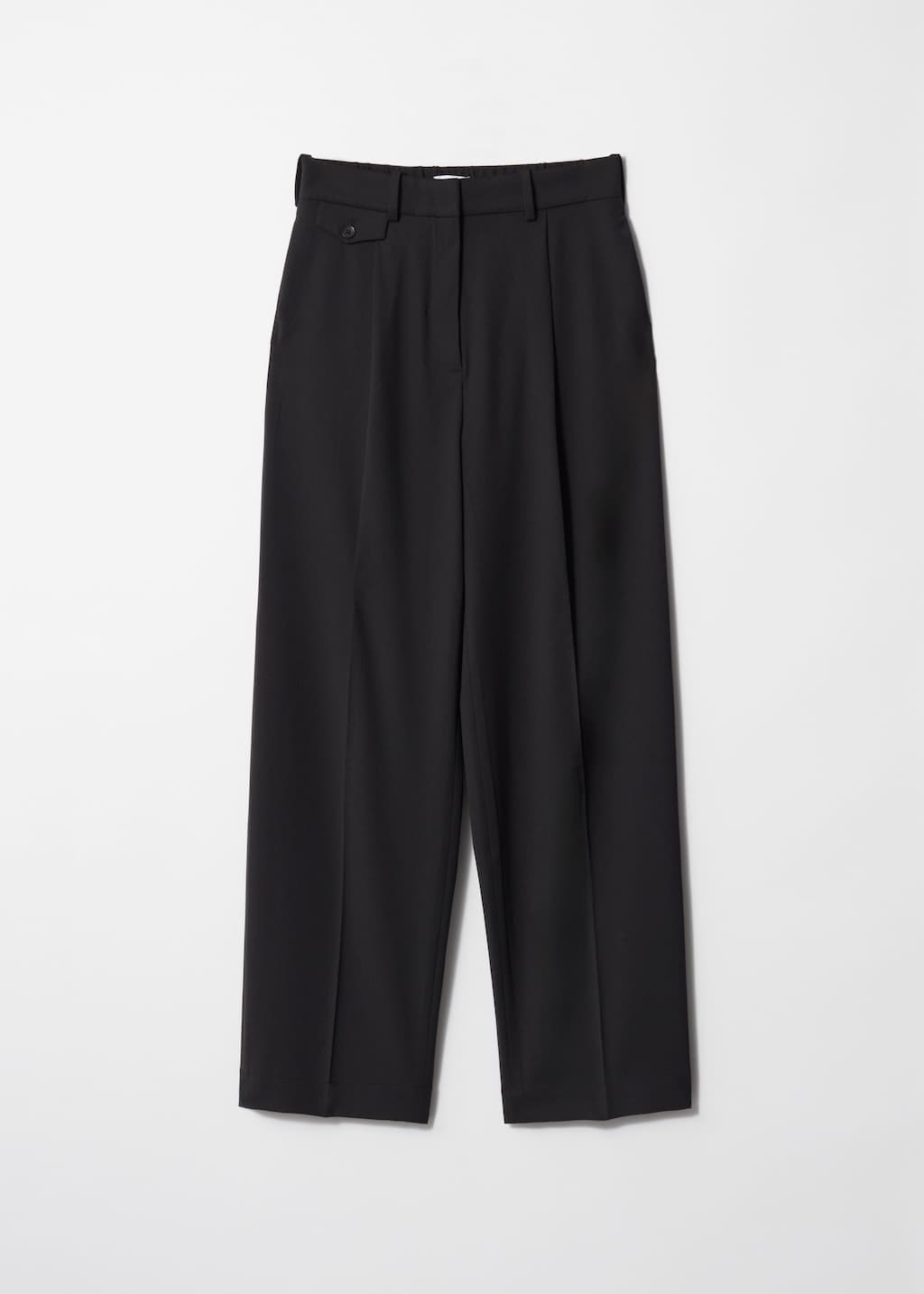 Image of Straight-Leg Press-Crease Trousers
