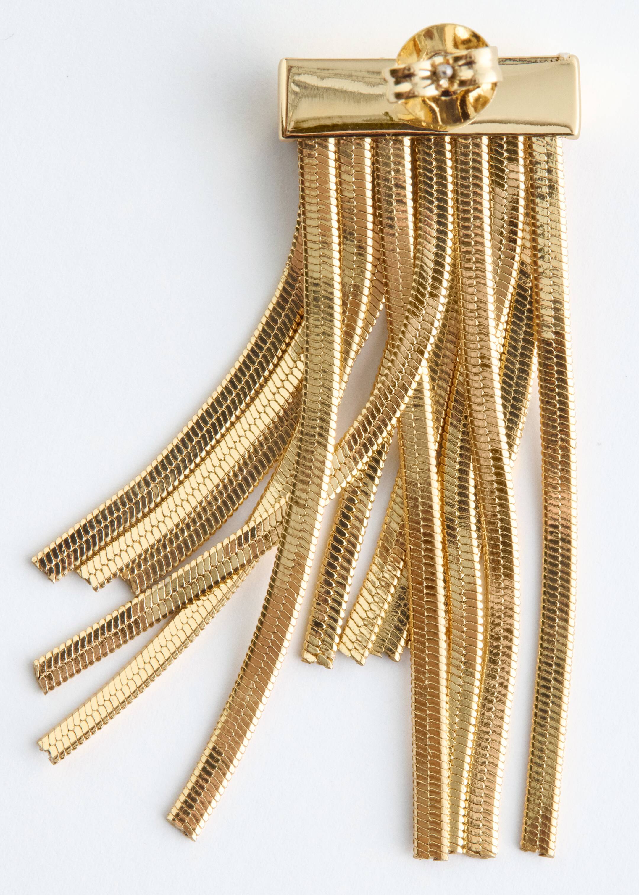 View larger image: Snake Chain Pendant Earrings - Gold - Ladies | H&M GB 4