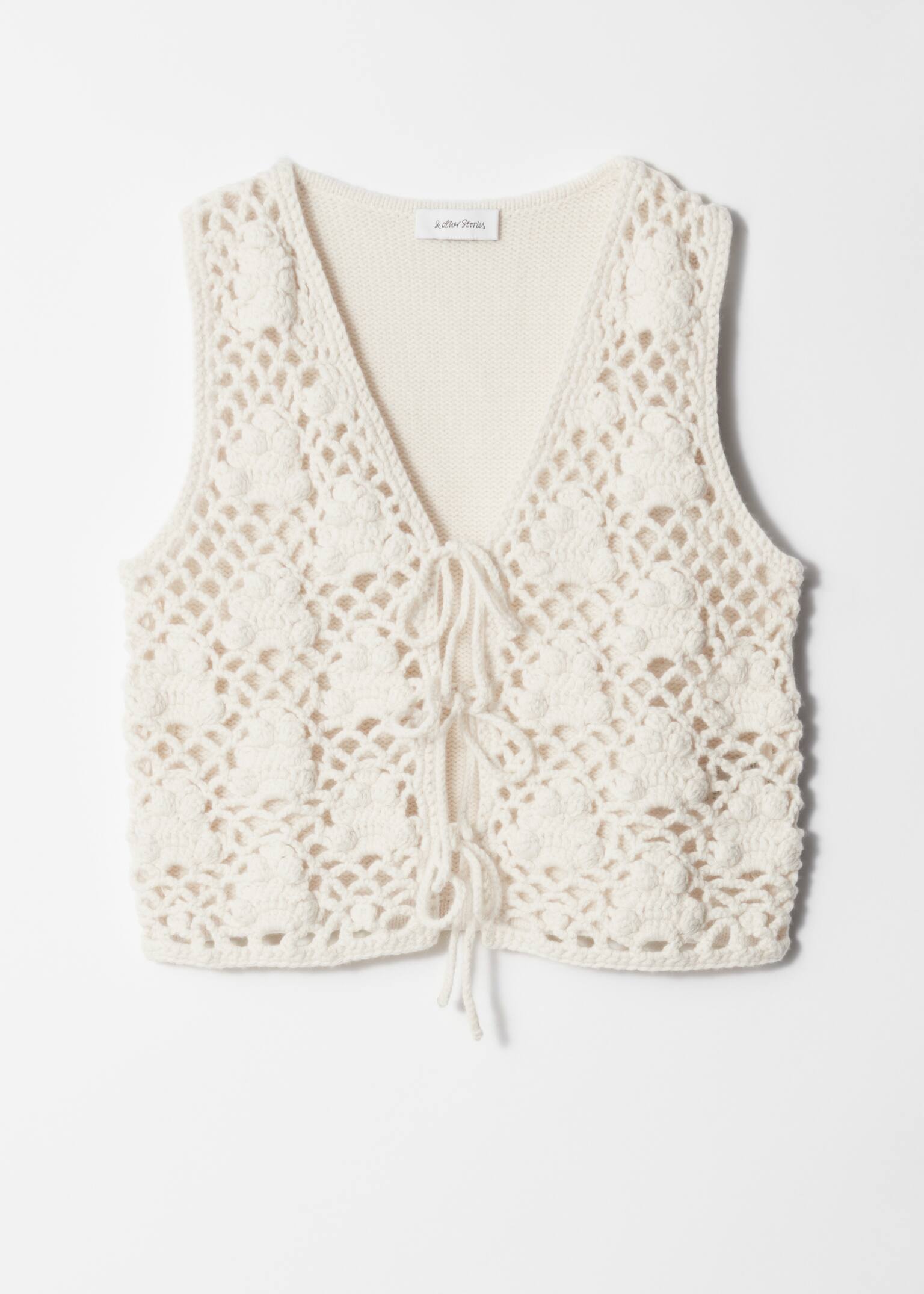 Débardeur en crochet - Blanc - 2
