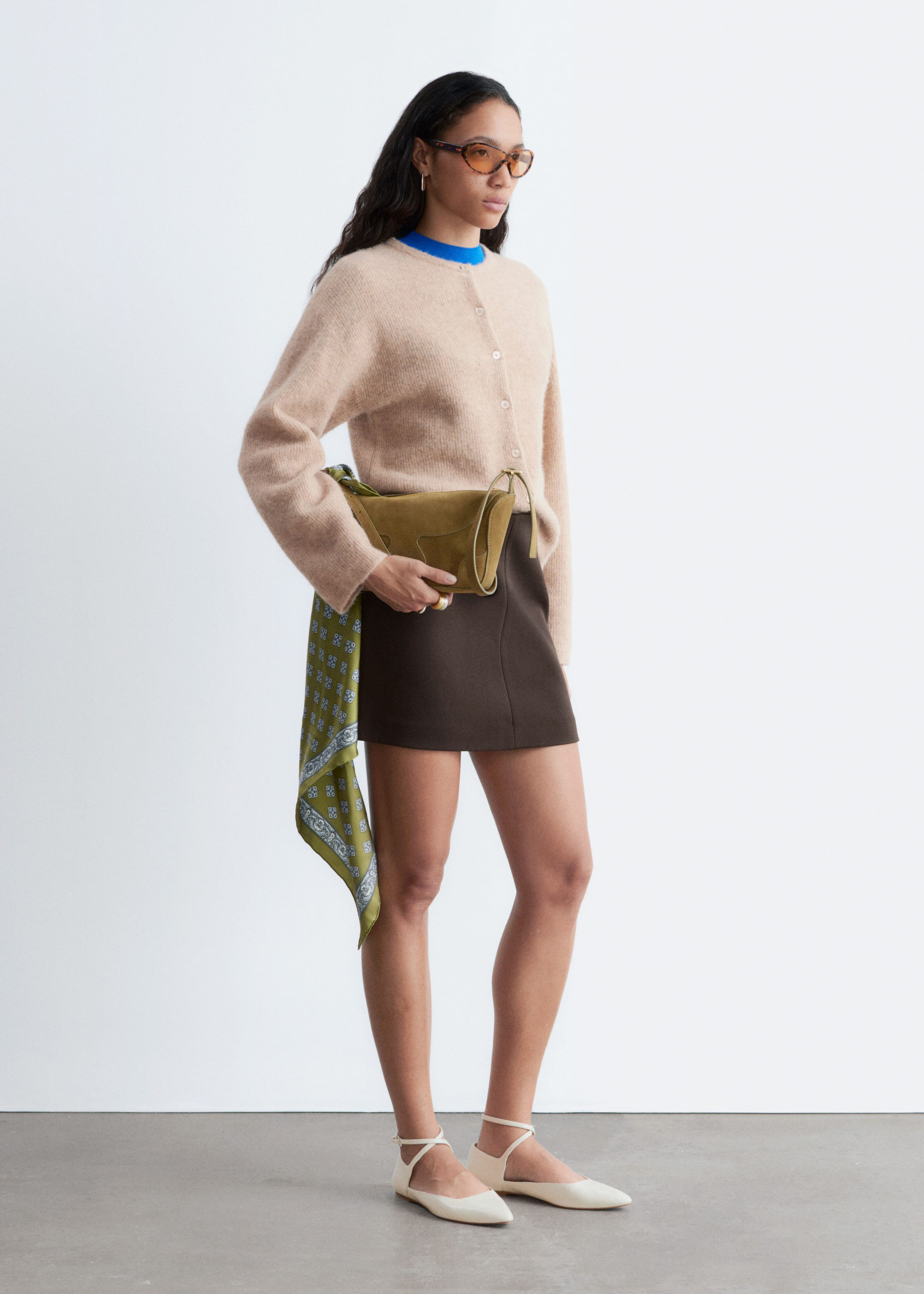 Image of Strickjacke aus Alpaka-Mix