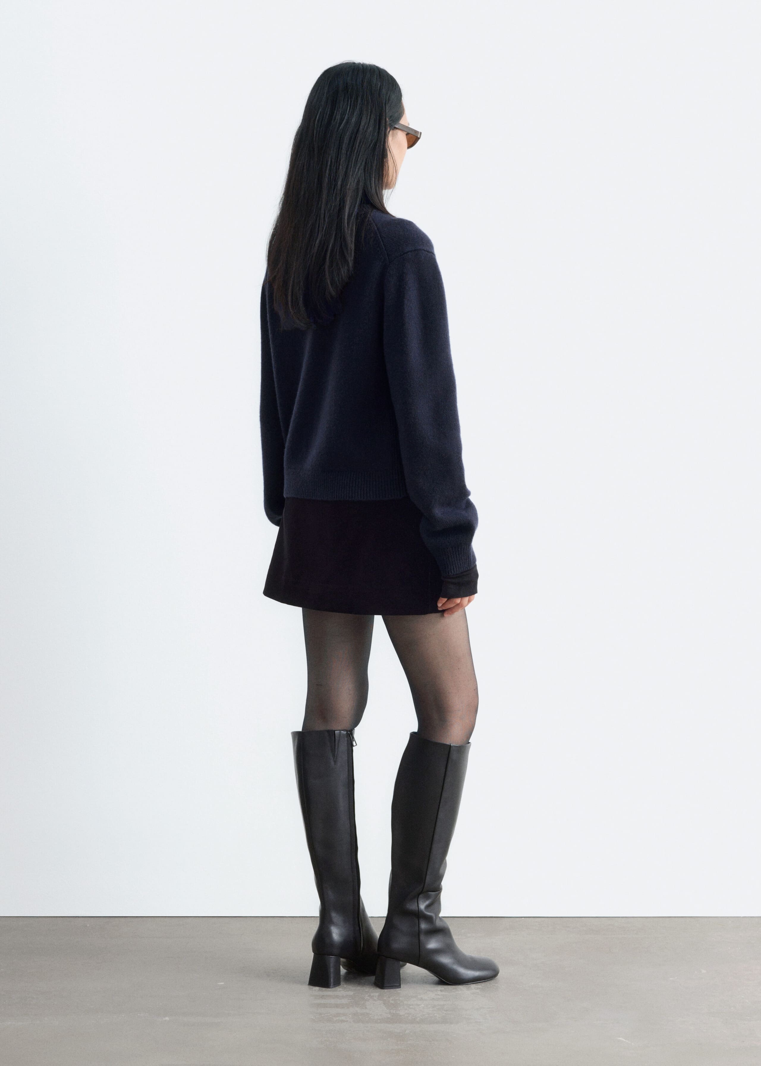 Cashmere-Blend Jumper - Red - Lookbook