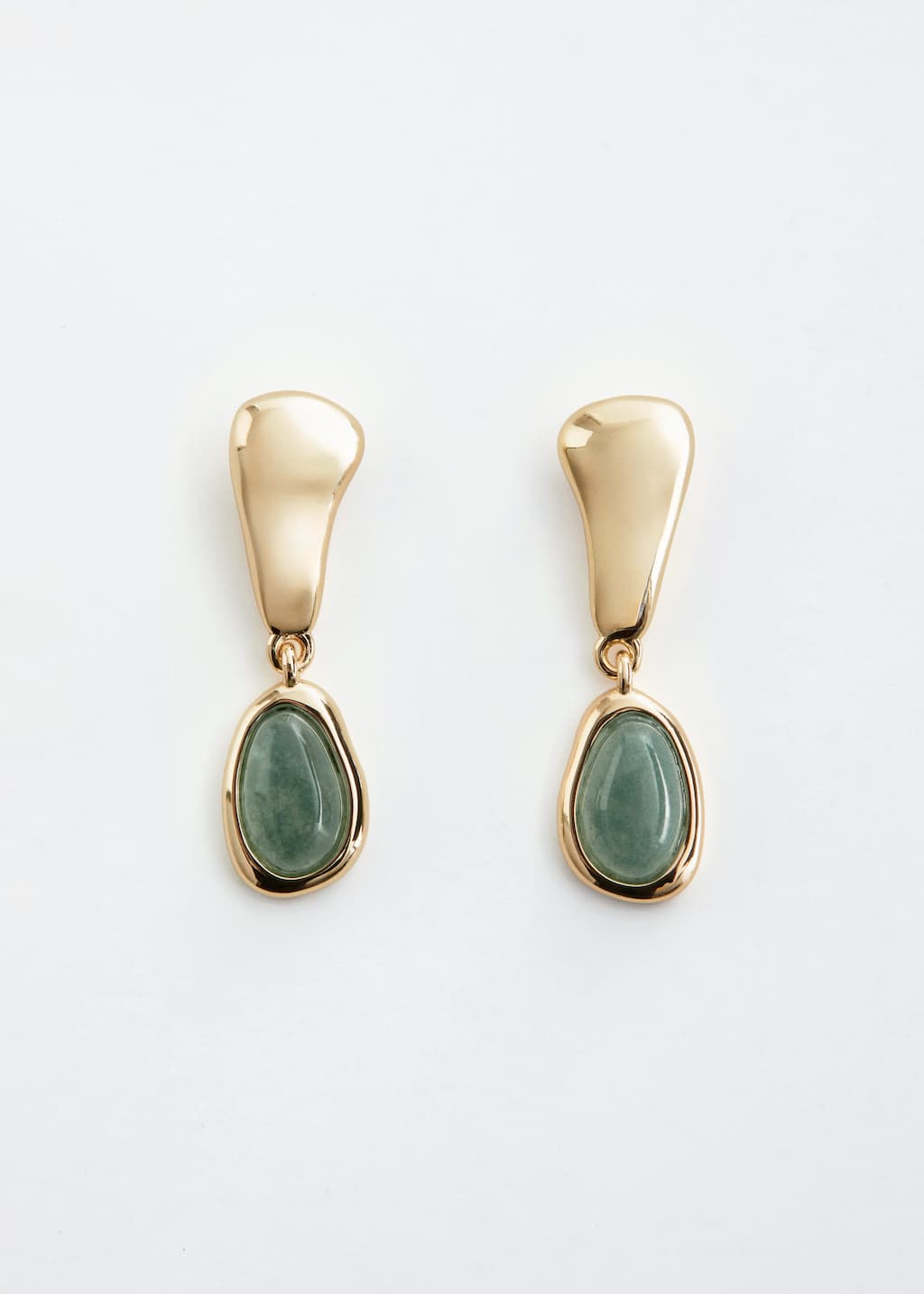 Image of Stone Pendant Earrings