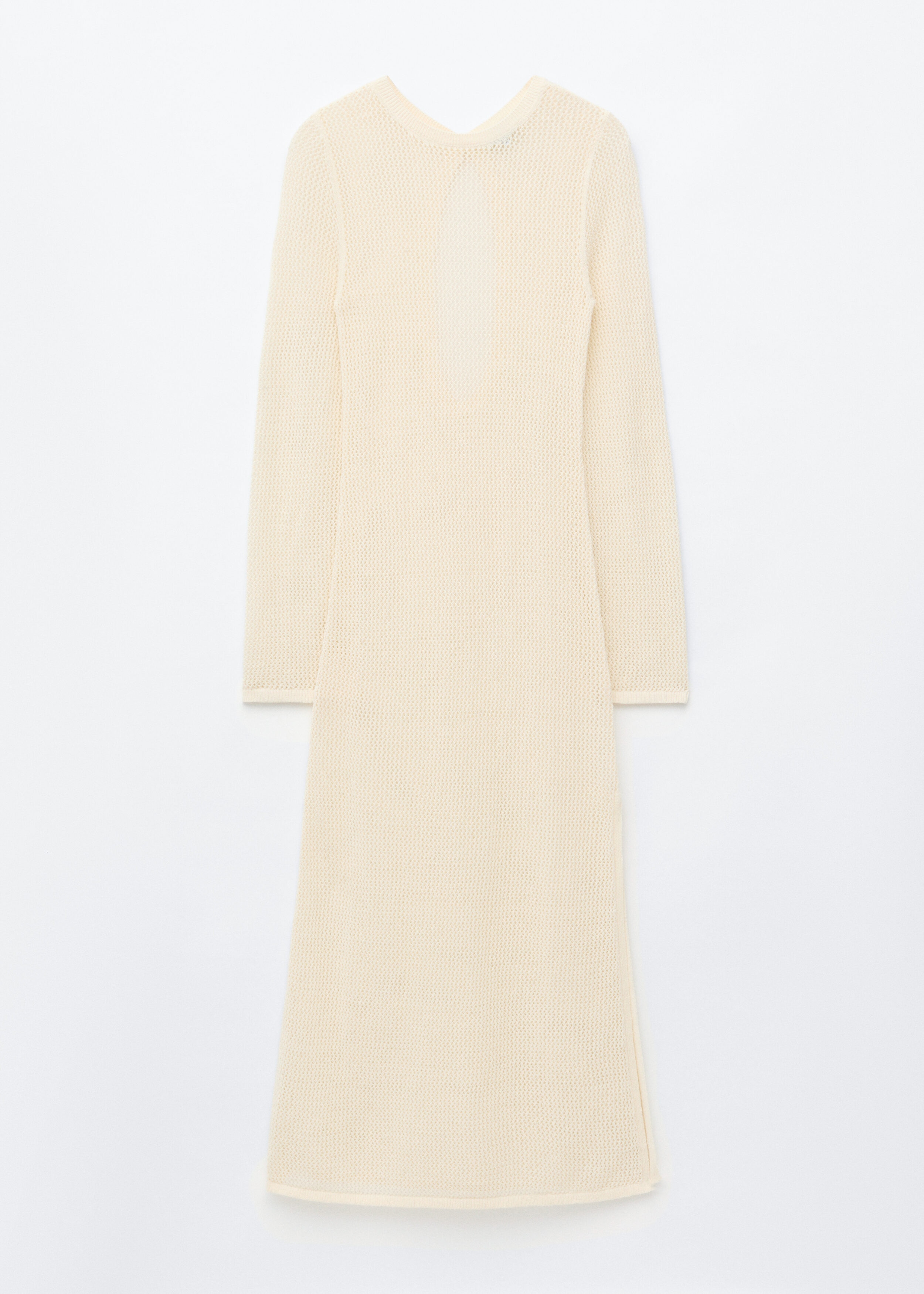 Open-Knit Cotton Dress
