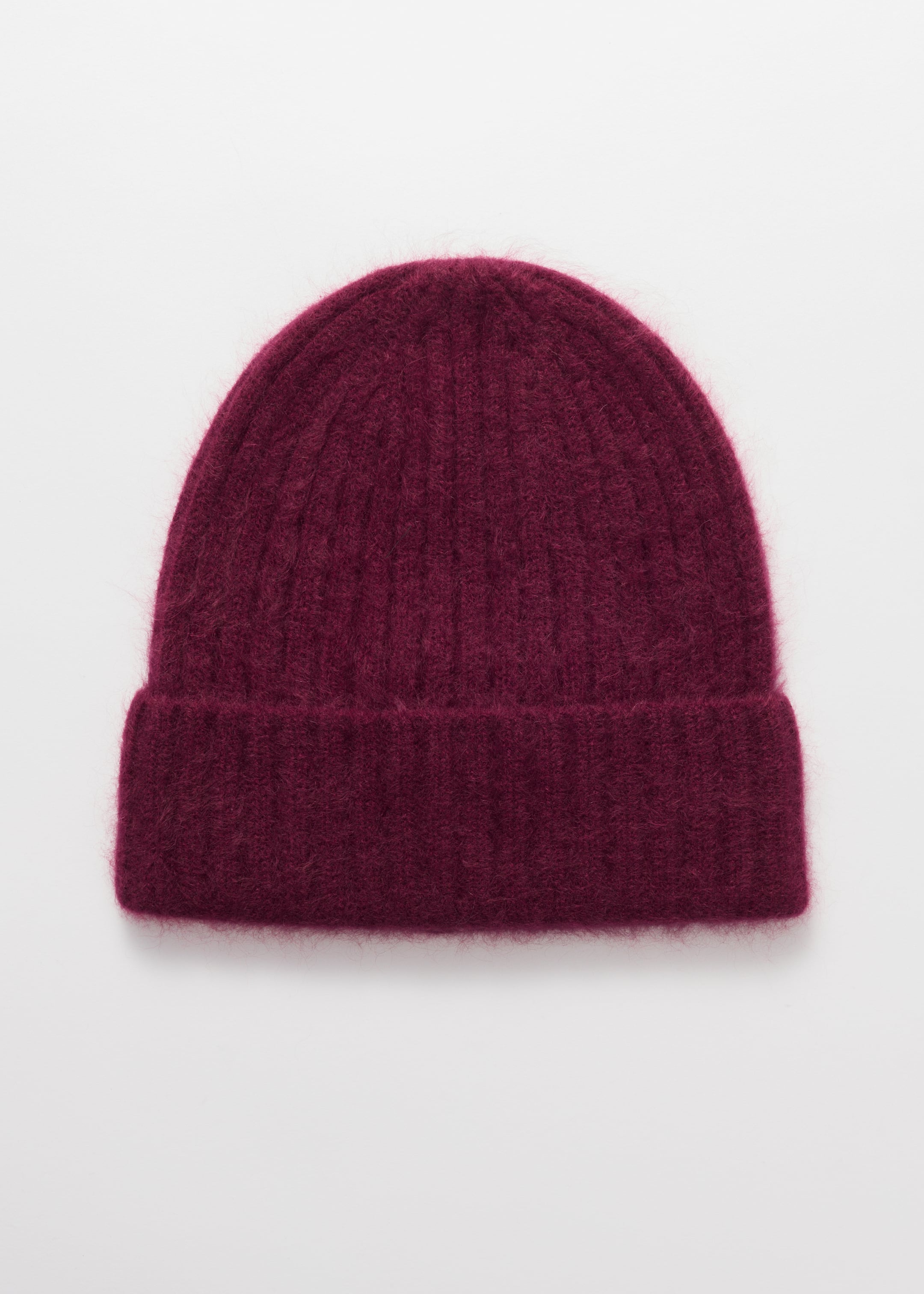 Zobacz większy obraz: Pure Brushed-Cashmere Beanie - Ciemnoczerwony - ONA | H&M PL 1