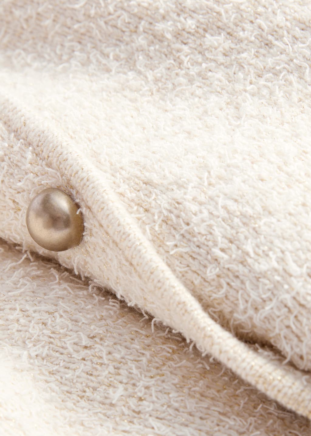 Textured Glitter Cardigan - {{variantName}} - Descriptive Detail