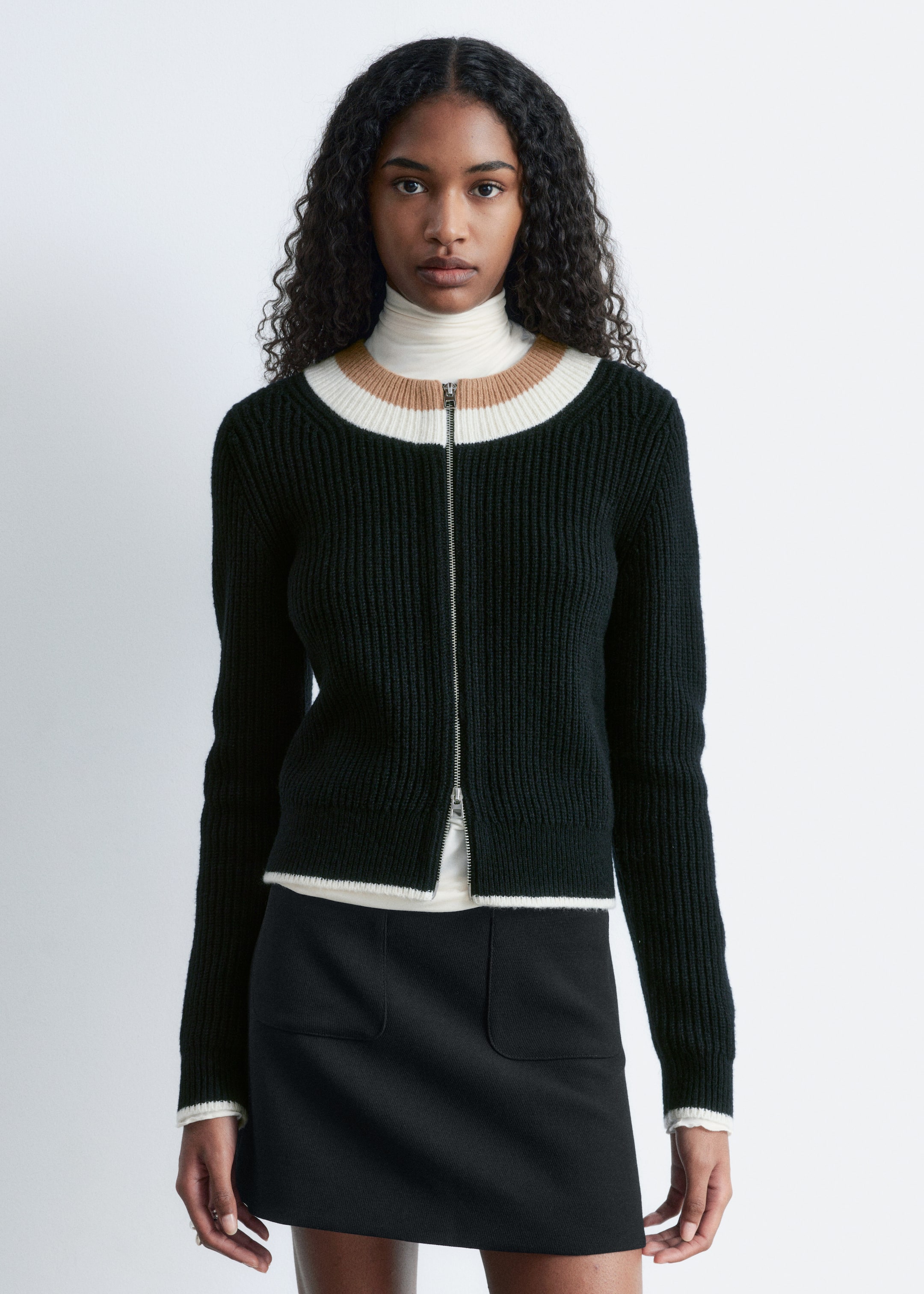 Visualizza immagine più grande: Minigonna a trapezio - Nero - DONNA | H&M IT 1