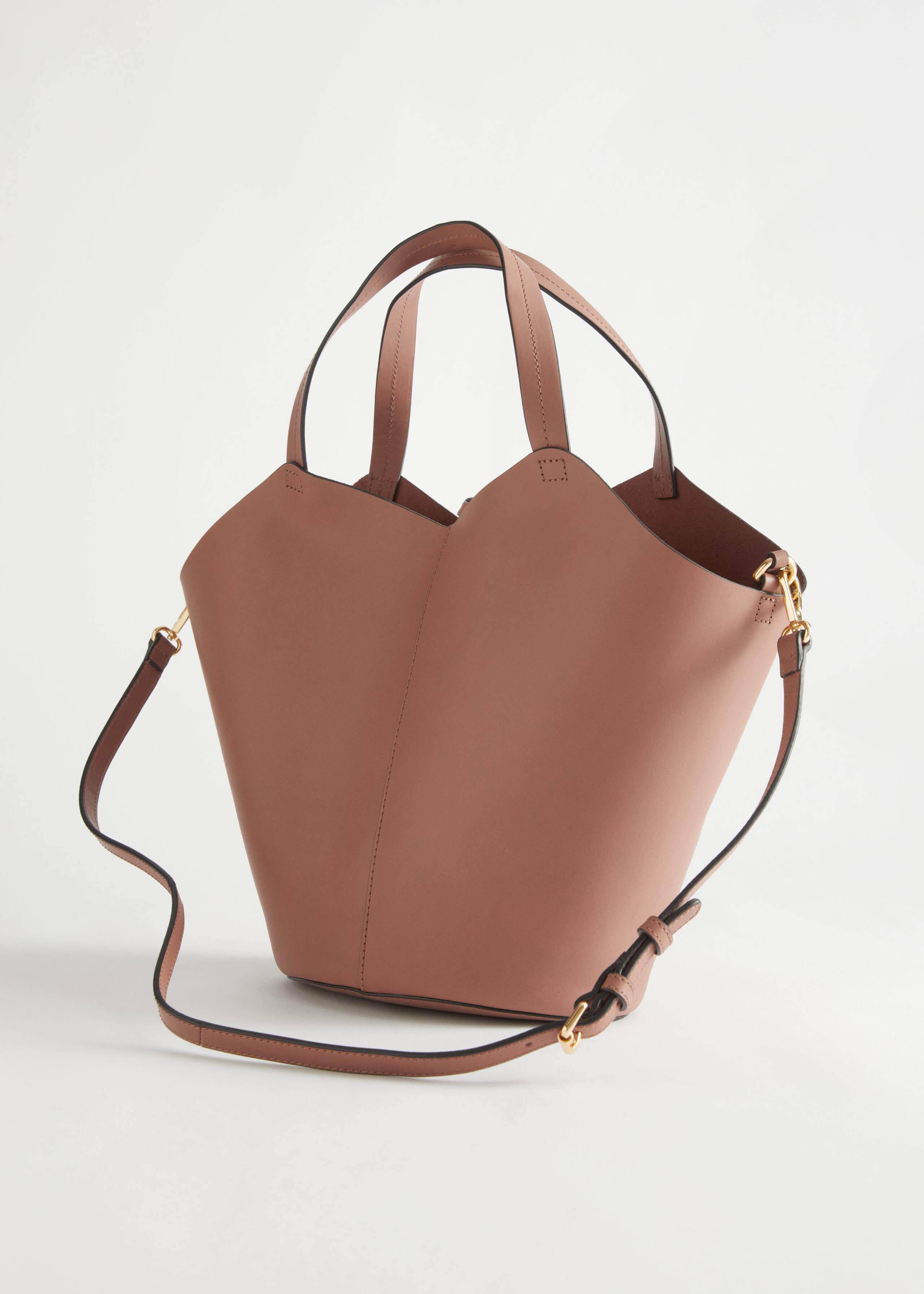 Leather Tote Bag - Beige - Still Life