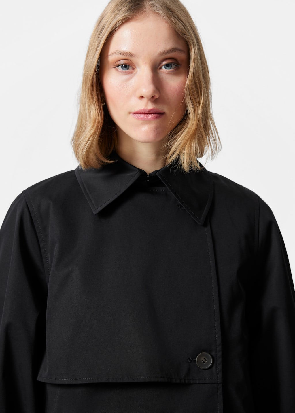 Image of Short Trench Coat Jacket