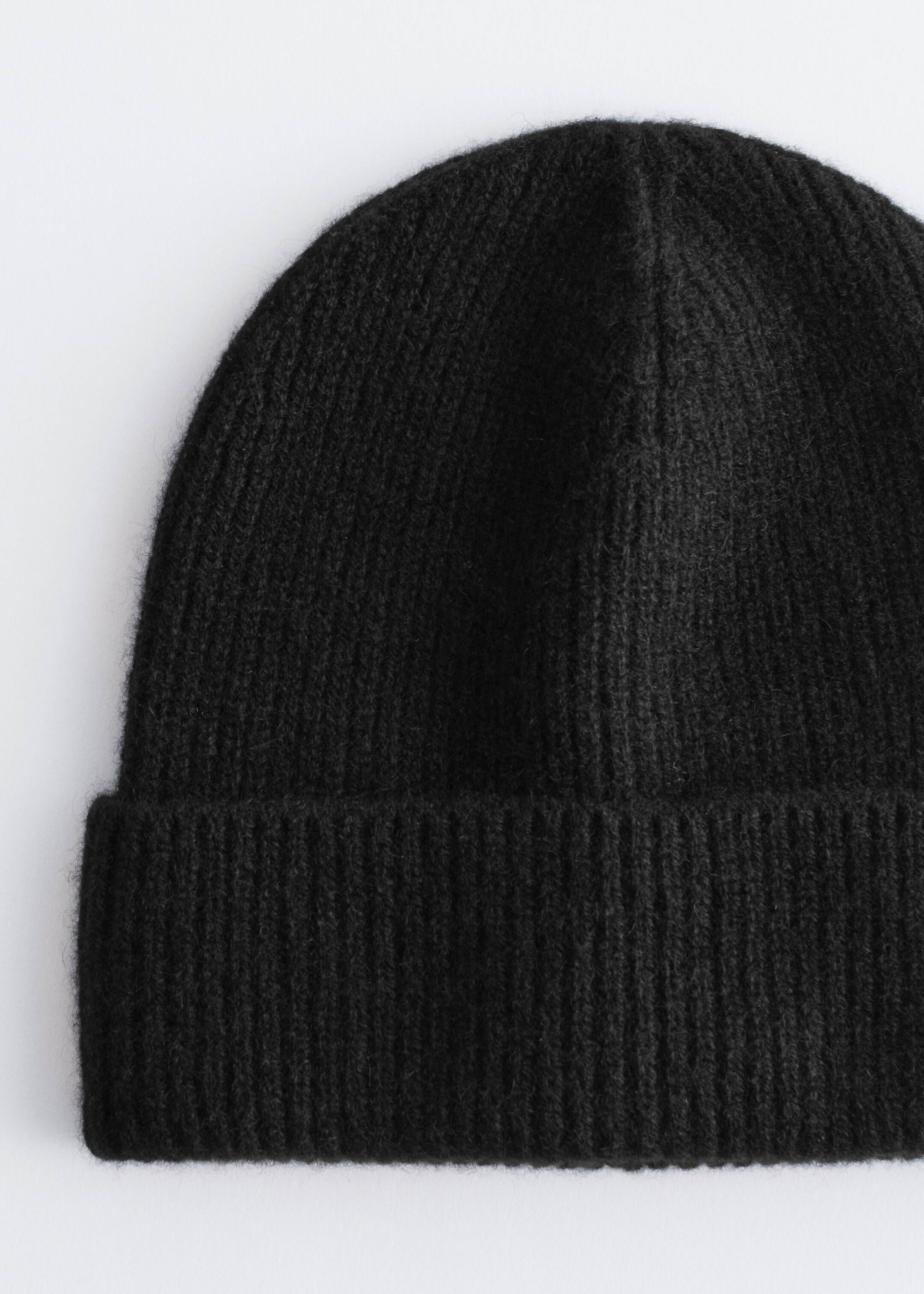Größeres Bild ansehen: Mütze aus Kaschmir - Schwarz - Ladies | H&M DE 4