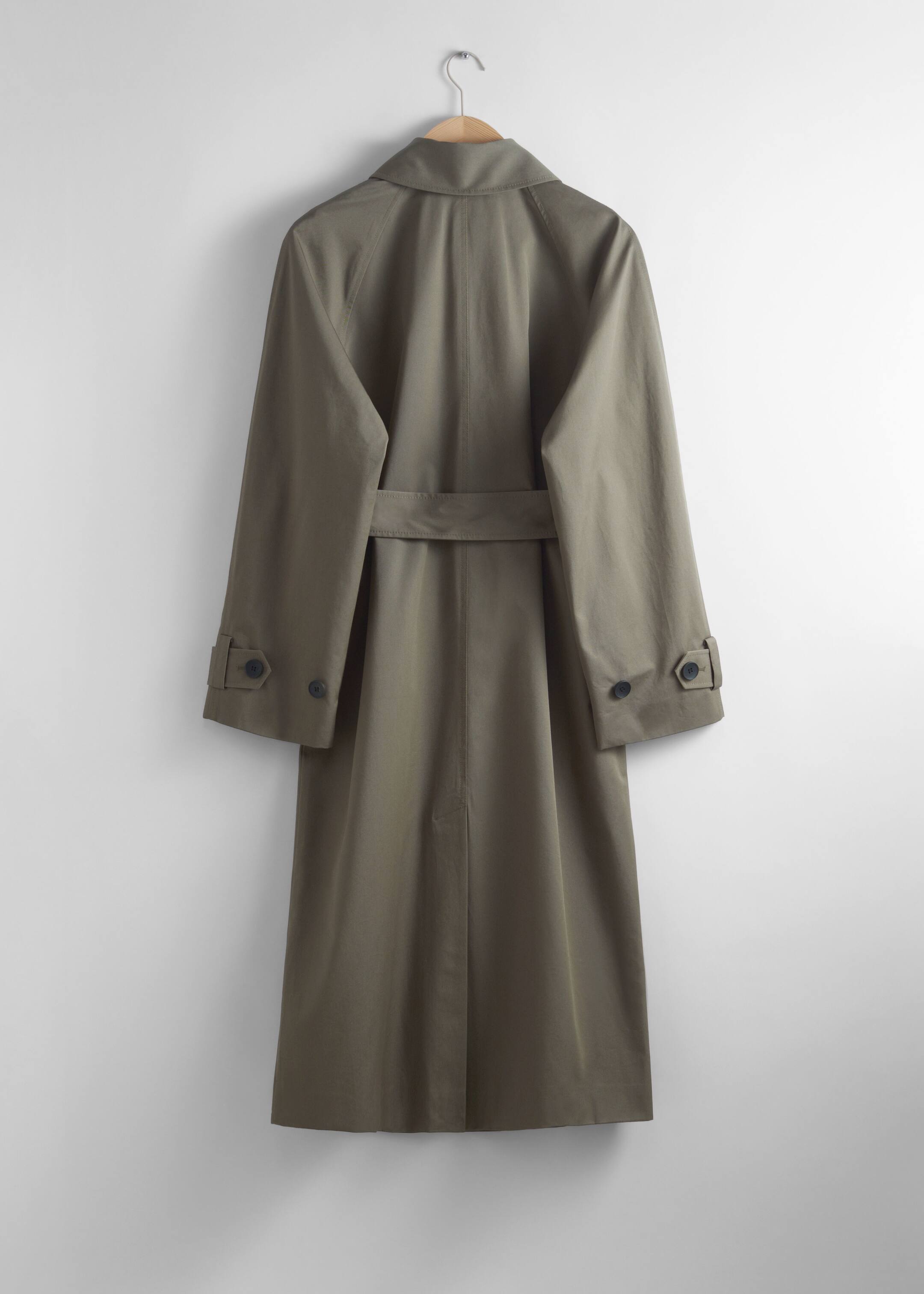 Agrandir l'image: Trench-coat à boutonnage simple - Kaki - FEMME | H&M CH 2