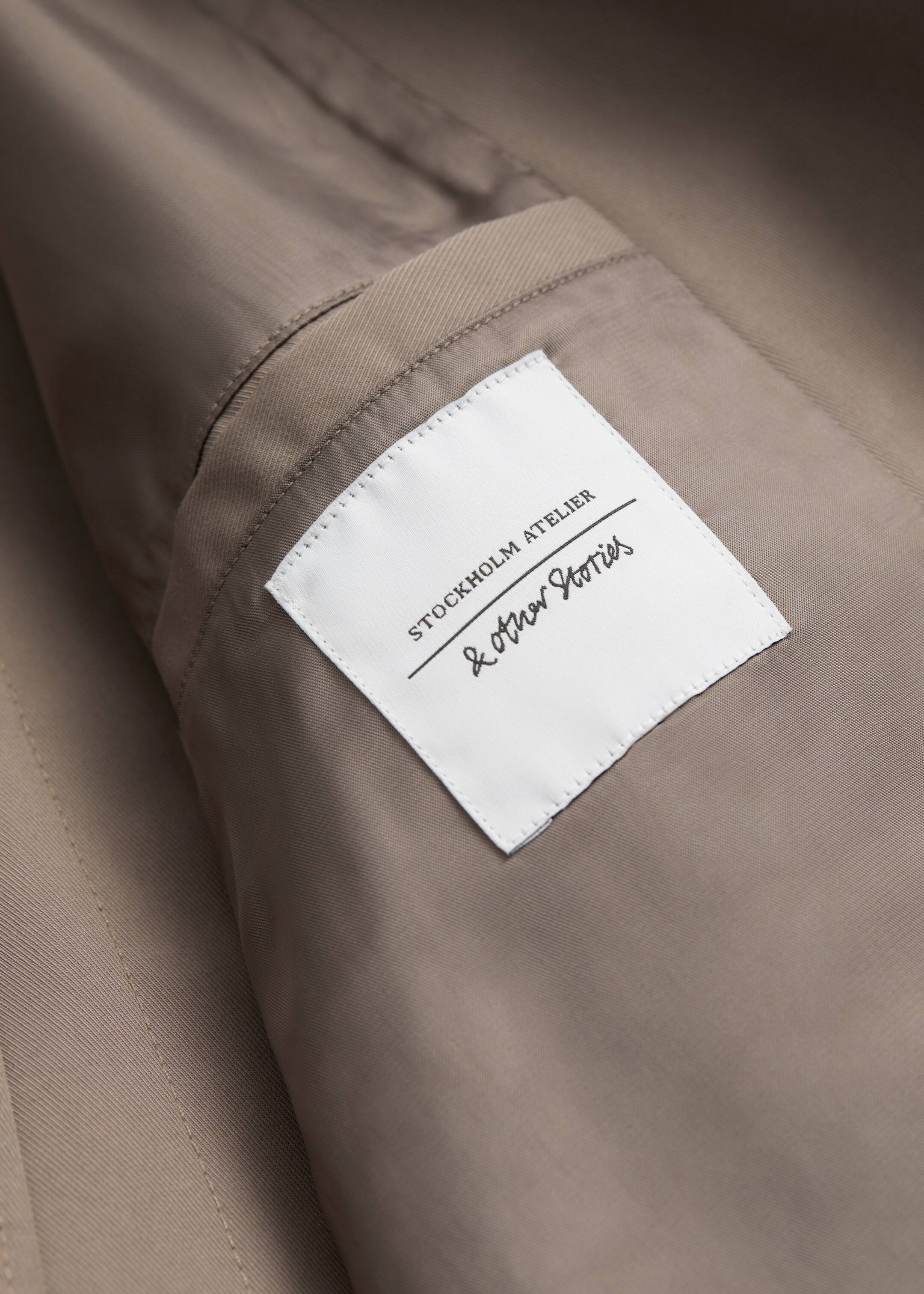 View larger image: Relaxed Trench Coat - Mole - Ladies | H&M GB 3