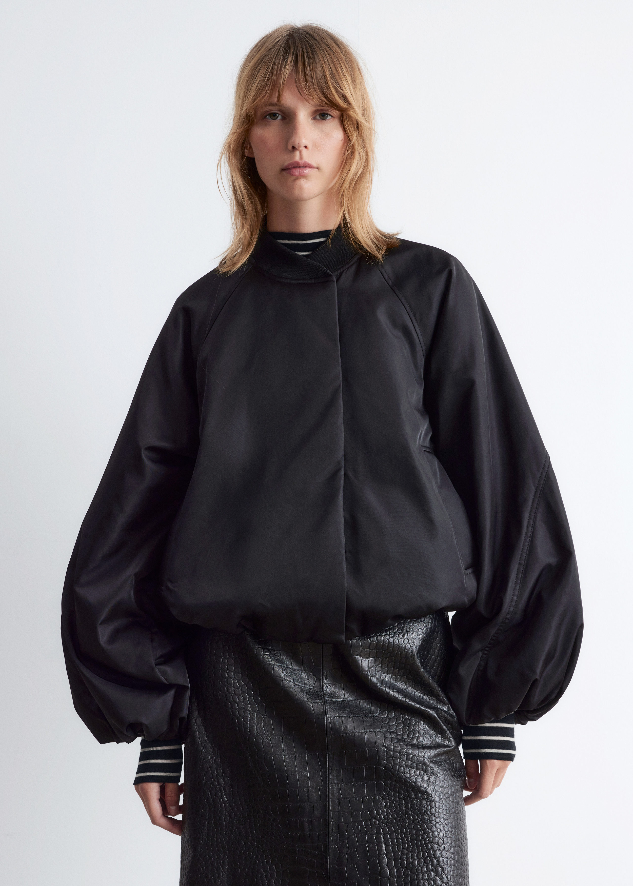 Collared Wool Jacket - Black - Jackets - & Other Stories US Collared Wool Jacket - Black - Jackets - & Other Stories US